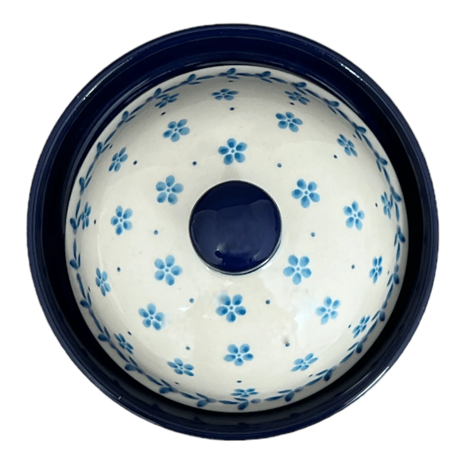 Canister, 1.3 Liter in "Pansy Blues" by Ceramika Artystyczna | A492-2346X - Image 2