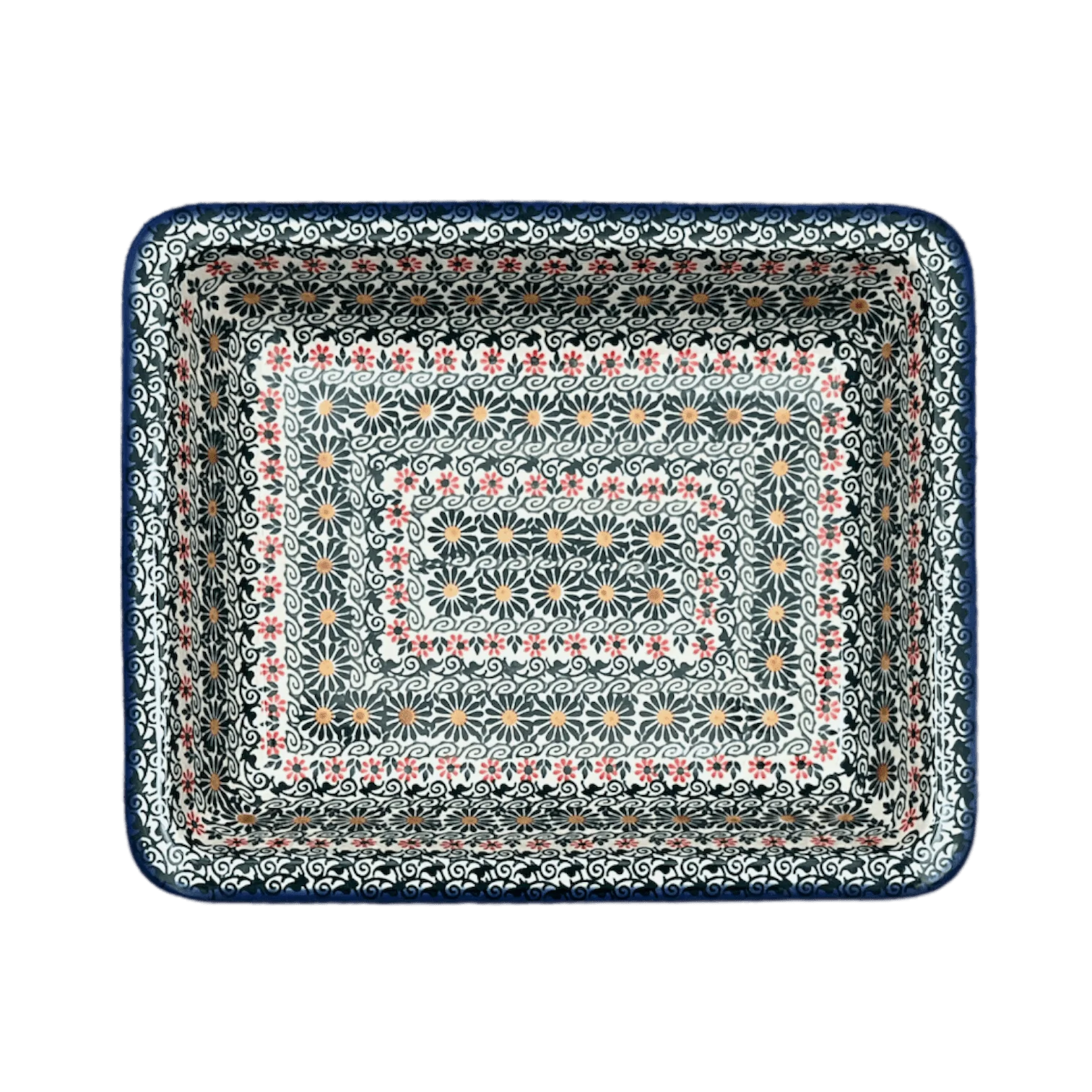 Rectangular Baking Dish, 10.25" x 12.5" in "Garden Breeze" by Andy | NDA264-A48 - Image 2