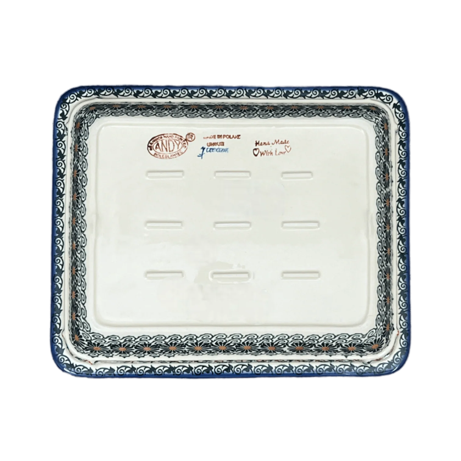 Rectangular Baking Dish, 10.25" x 12.5" in "Garden Breeze" by Andy | NDA264-A48 - Image 3