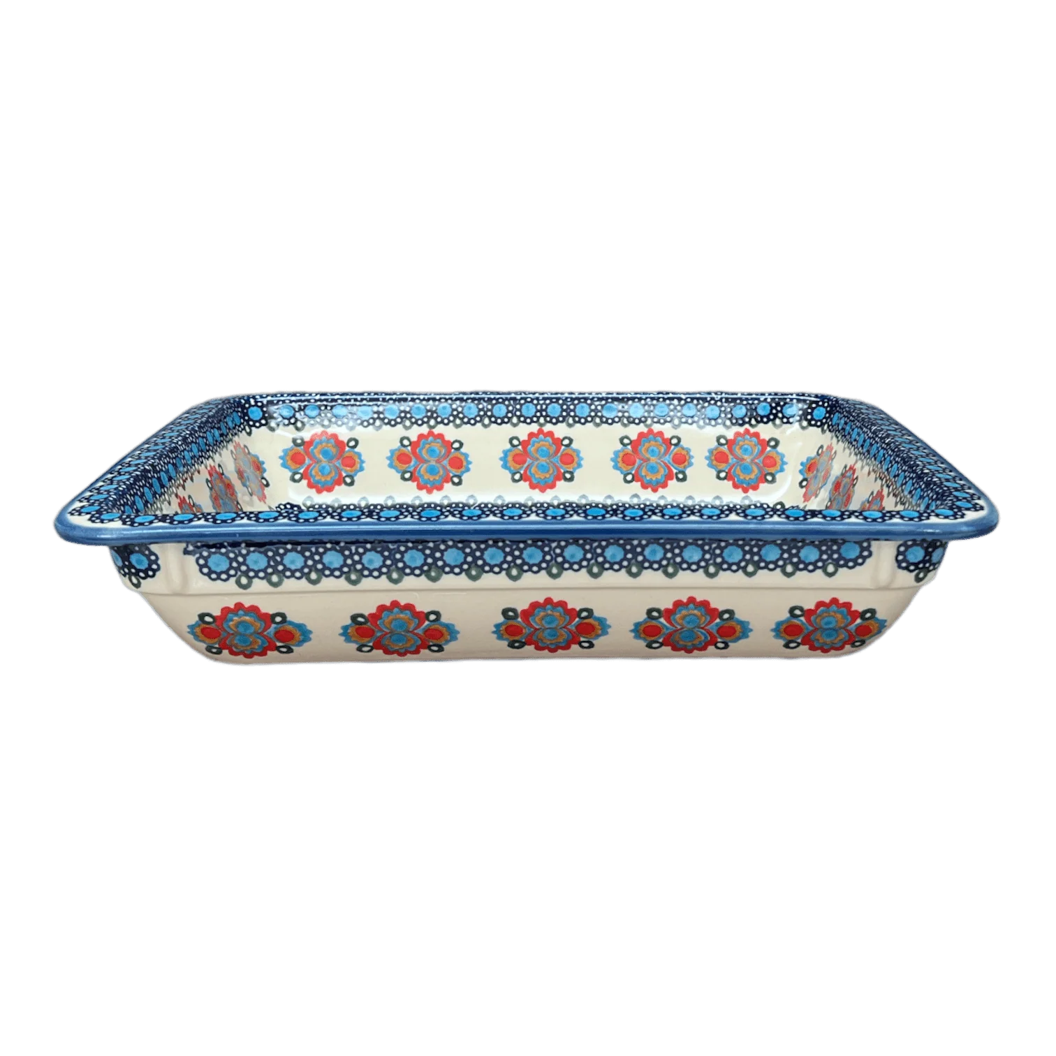 Rectangular Baking Dish, 10.25" x 12.5" in "Polish Bouquet" by Andy | NDA264-82 - Image 3
