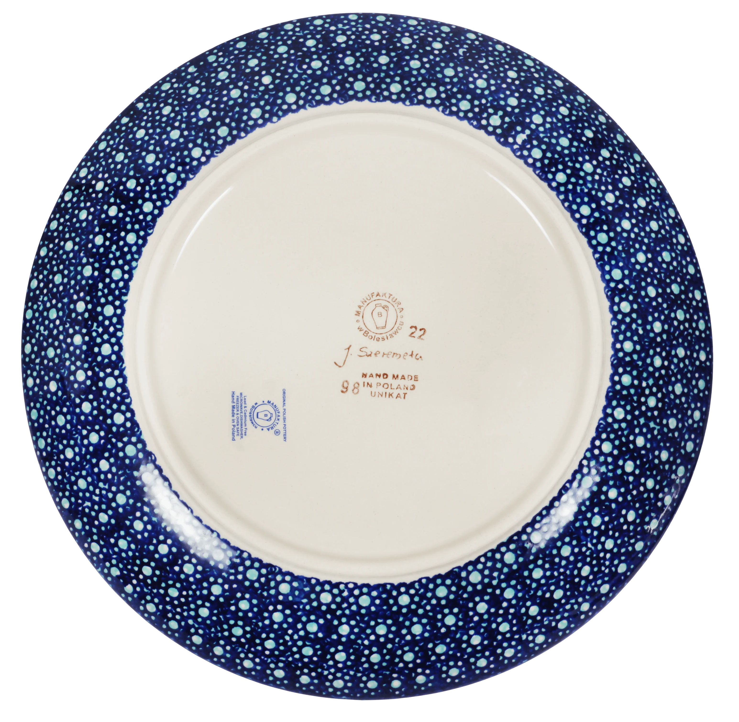 Plate, Round, Dinner, 10" in "Brilliant Bouquet" by Manufaktura | T132S-J113 - Image 2