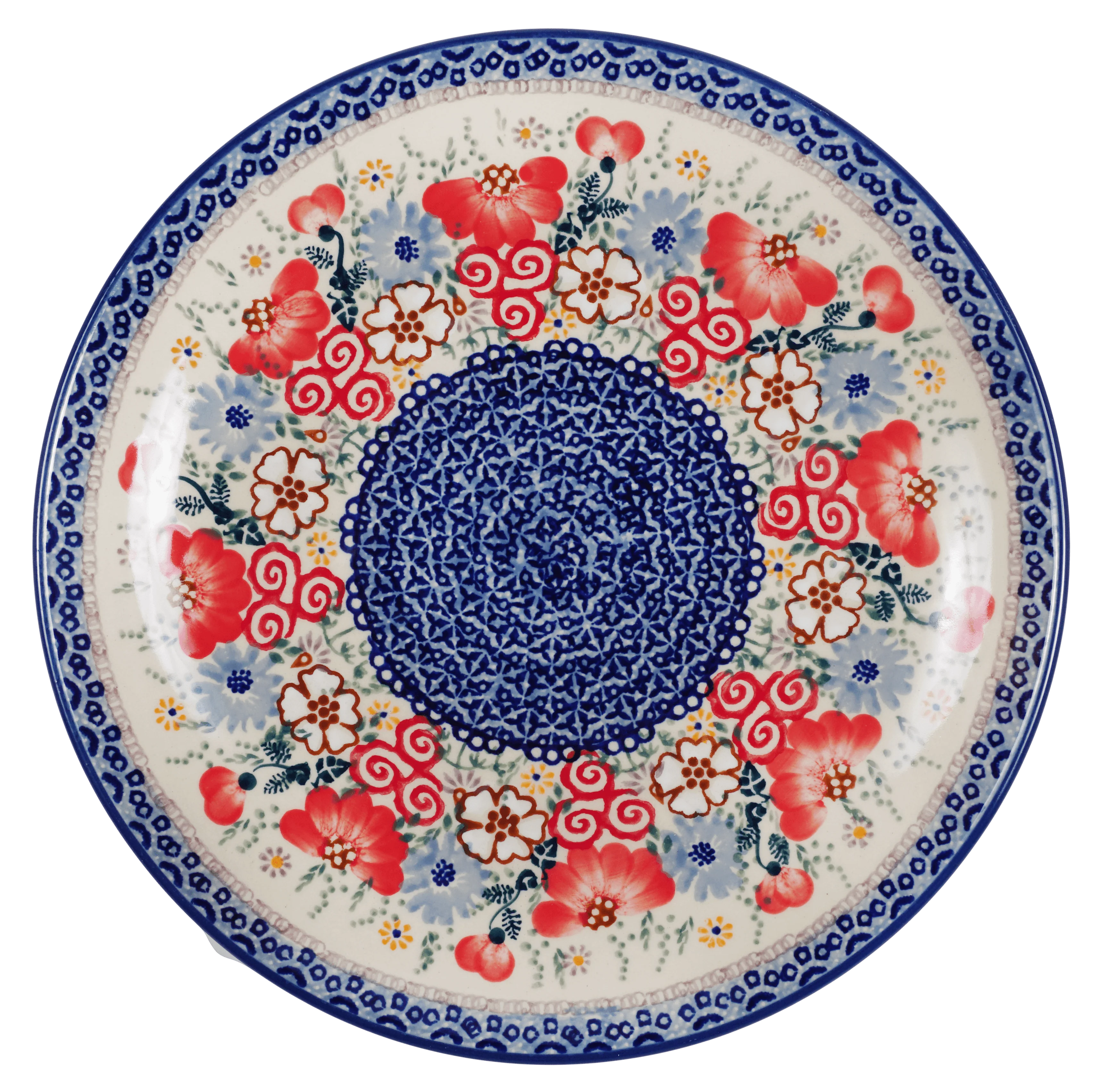 Plate, Round, Dinner, 10" in "Floral Beginnings" by Manufaktura | T132S-EO38