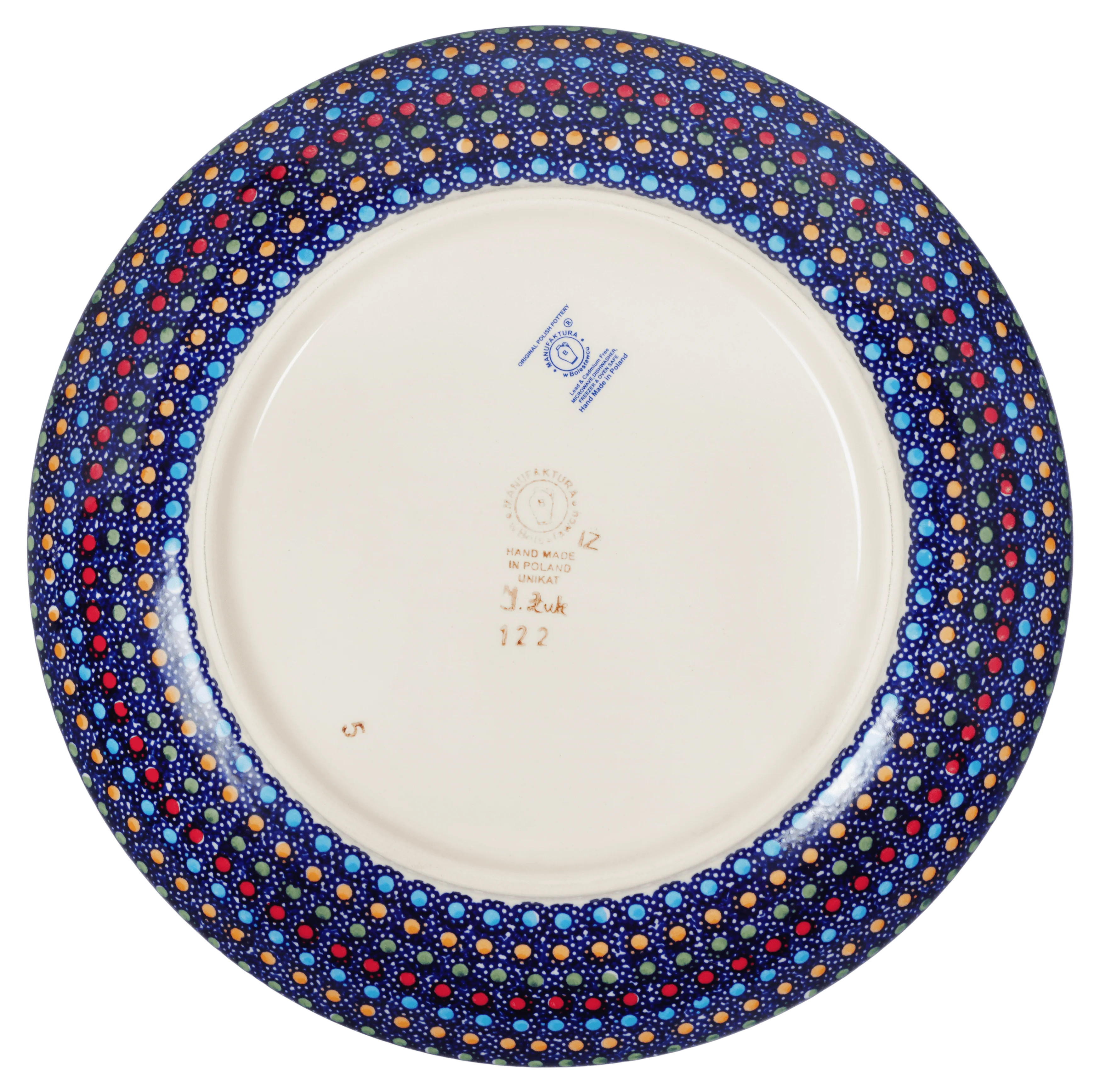 Plate, Round, Dinner, 10" in "Neon Lights" by Manufaktura | T132S-IZ20 - Image 2