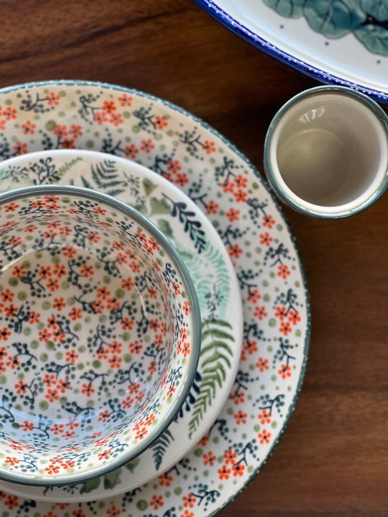 Plate, Round, Dinner, 10" in "Peach Blossoms" by Manufaktura | T132S-AS46 - Image 2