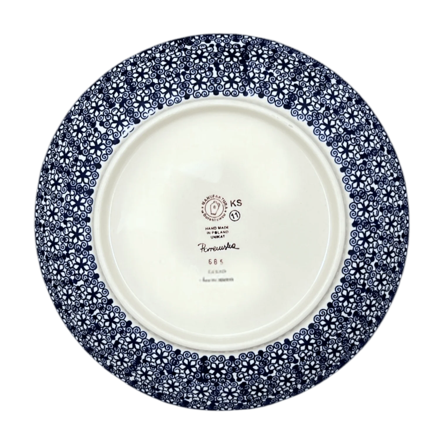 Plate, Round, Dinner, 10" in "Poppy Persuasion" by Manufaktura | T132S-P265 - Image 3