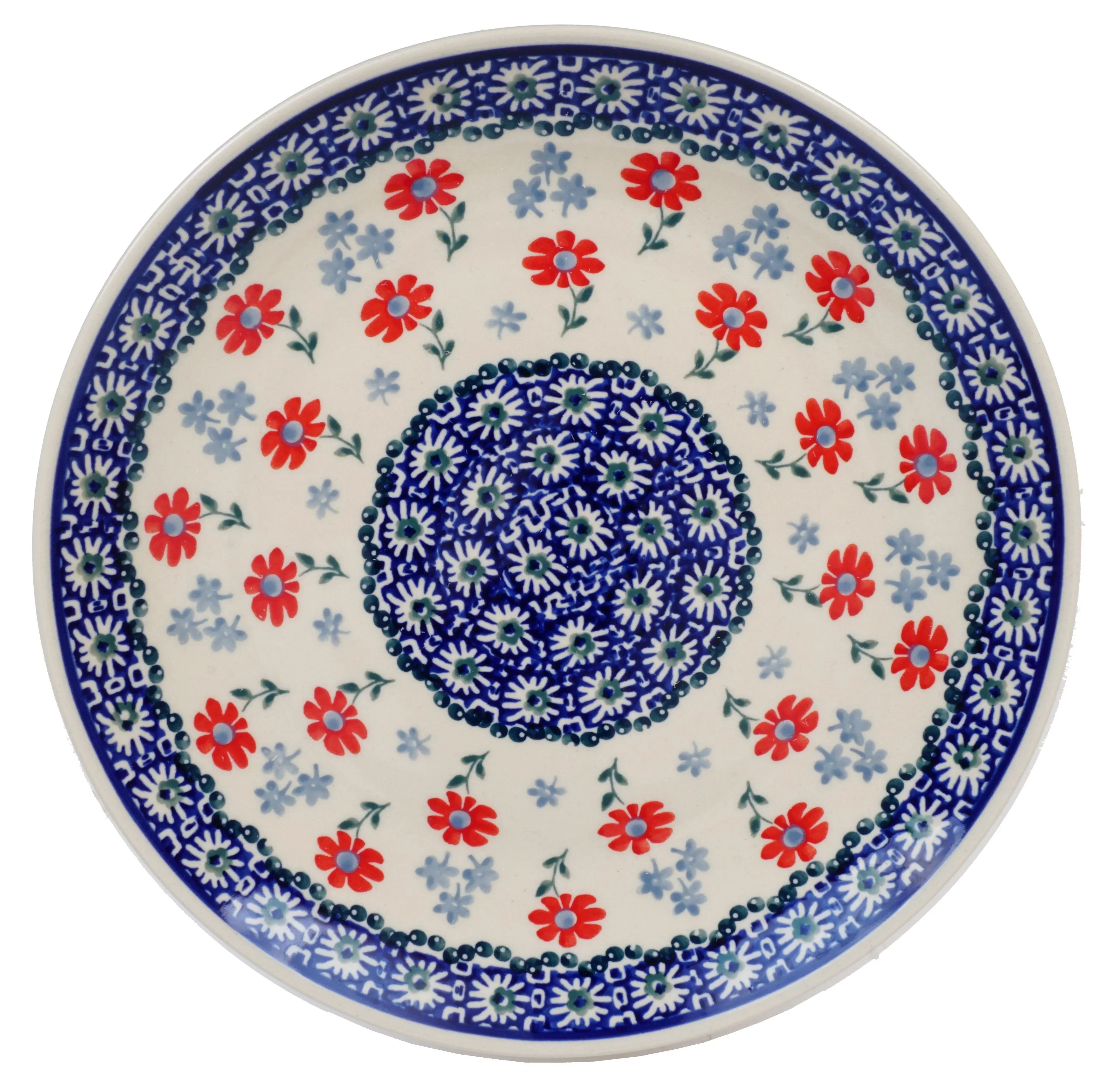Plate, Round, Dinner, 10" in "Summer Blossoms" by Manufaktura | T132T-P232