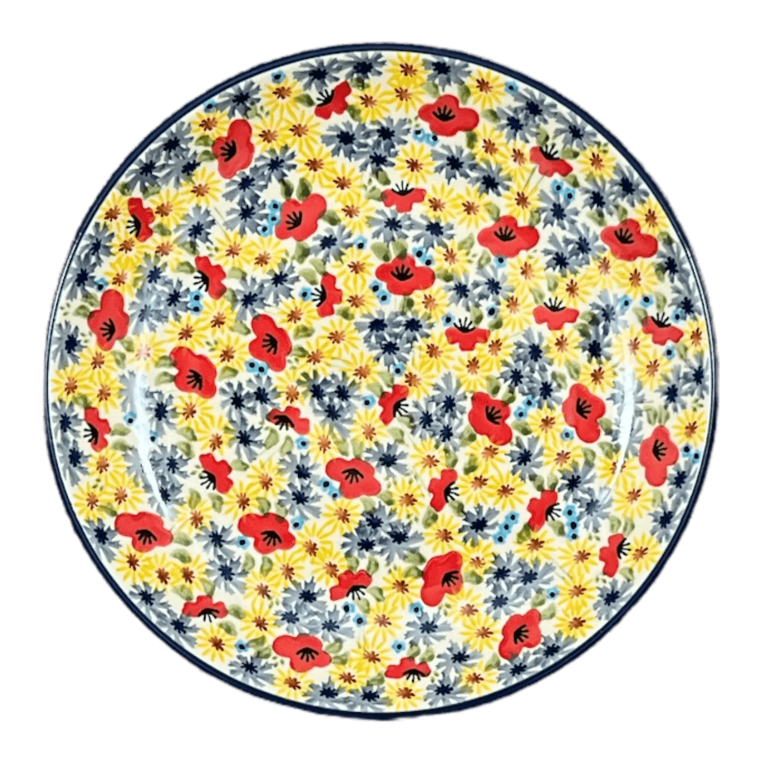 Plate, Round, Dinner, 10" in "Sunlit Blossoms" by Manufaktura | T132S-AS62