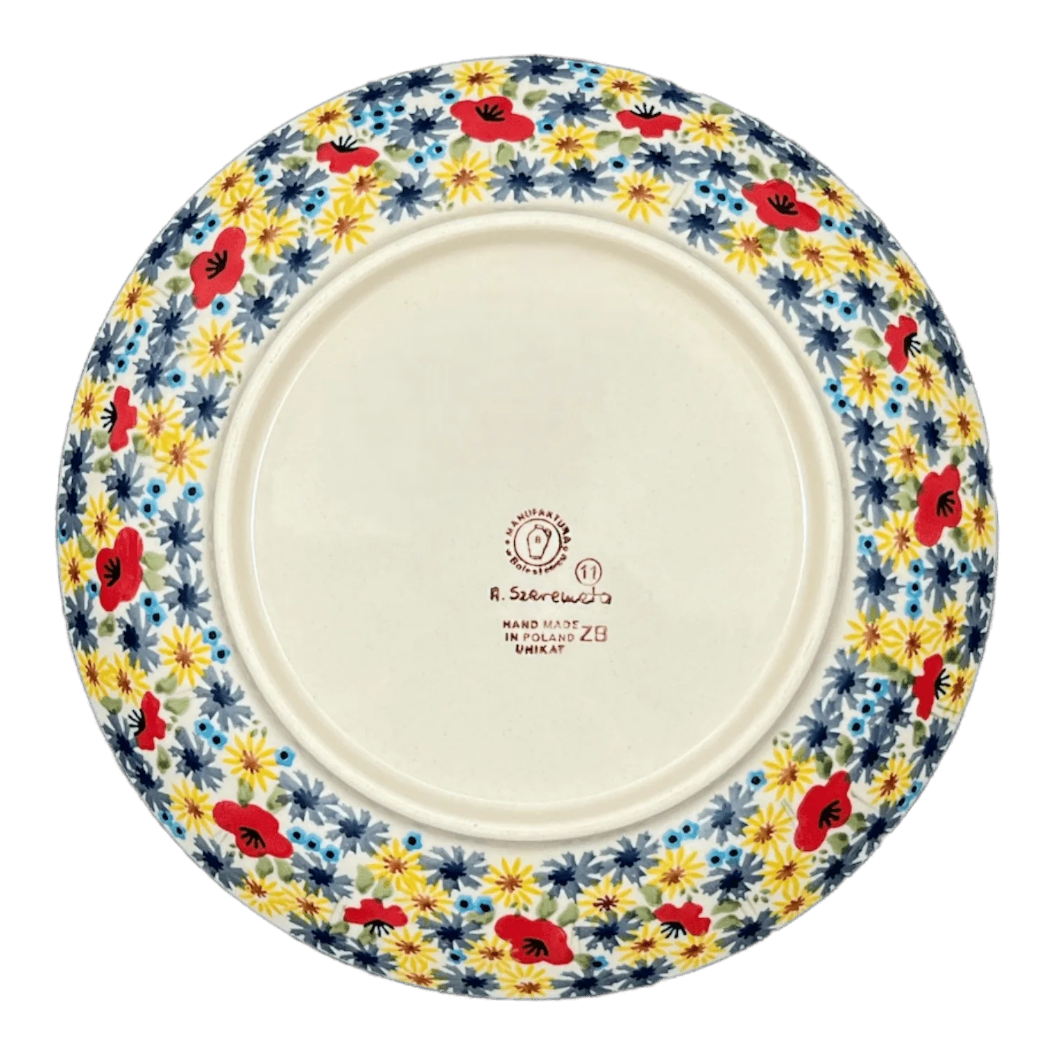 Plate, Round, Dinner, 10" in "Sunlit Blossoms" by Manufaktura | T132S-AS62 - Image 4
