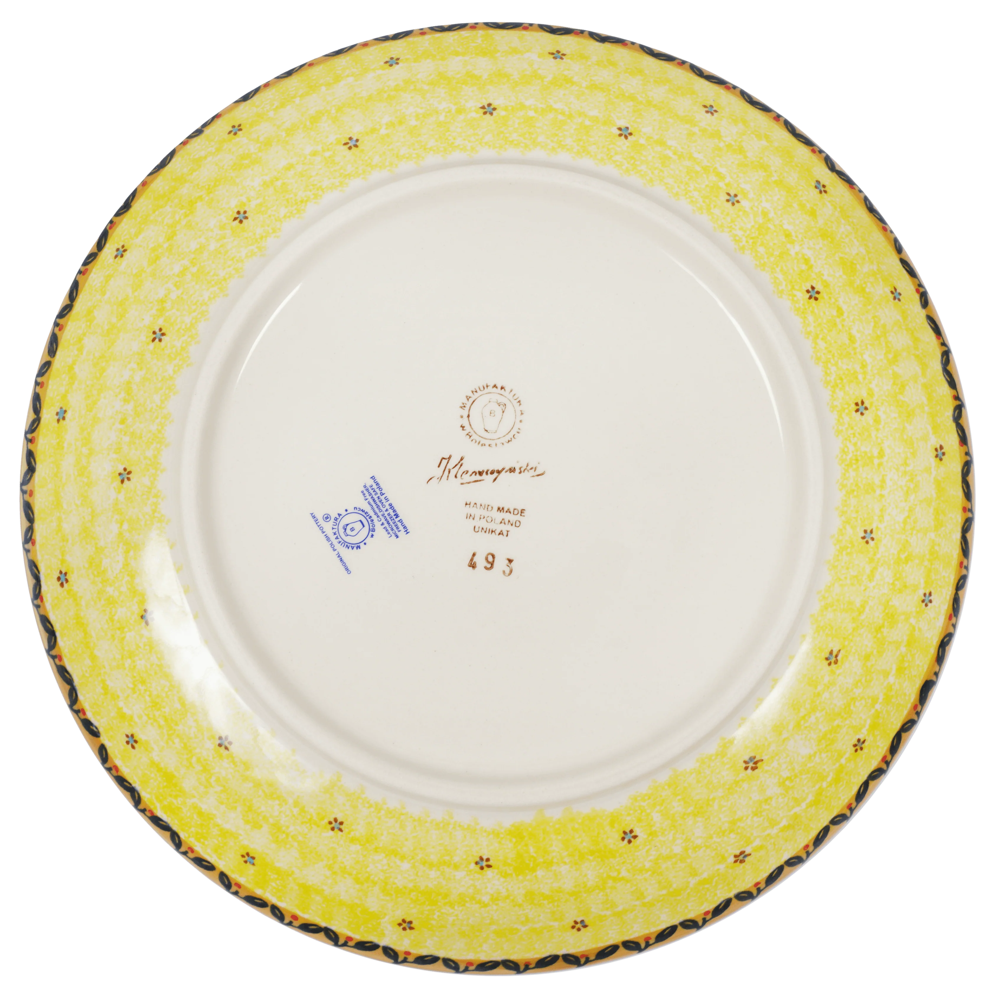 Plate, Round, Dinner, 10" in "Blue Violets" by Manufaktura | T132S-WK81 - Image 5