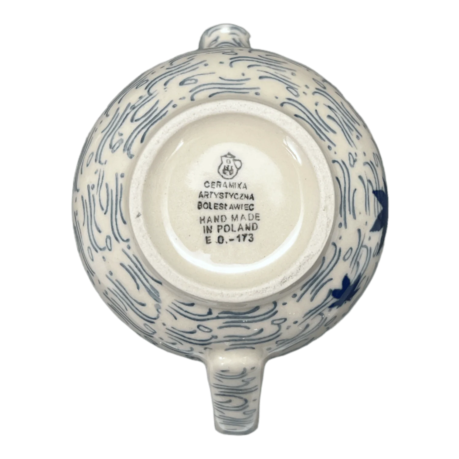 Creamer, 10 oz in "Blue Sweetgum" by Ceramika Artystyczna | A341-2545X - Image 3
