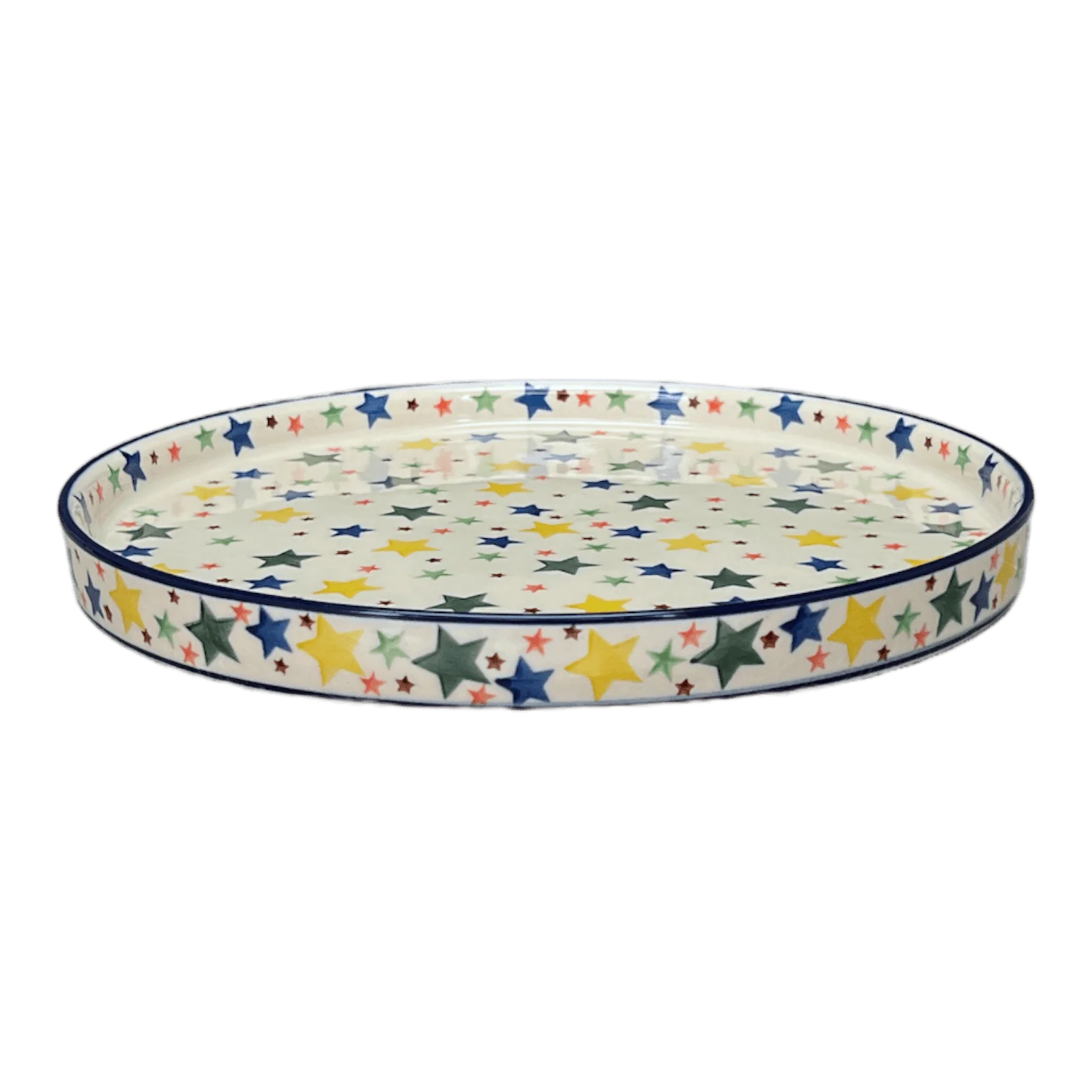 Tray, Round, 10" in "Star Shower" by Ceramika Artystyczna | AE93-359X - Image 3