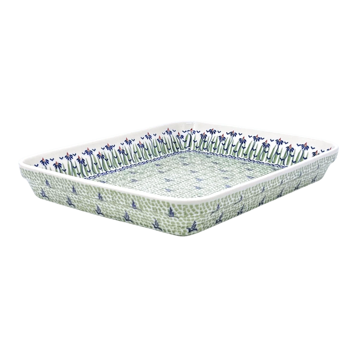 Baker, Rectangular, Shallow 10" x 13" in "Riverbank" by Manufaktura | P105T-MC15