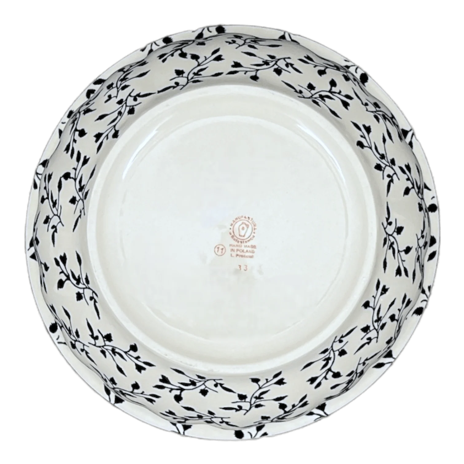 Bowl, Round, 11" in "Black Spray" by Manufaktura | M087T-LISC - Image 4