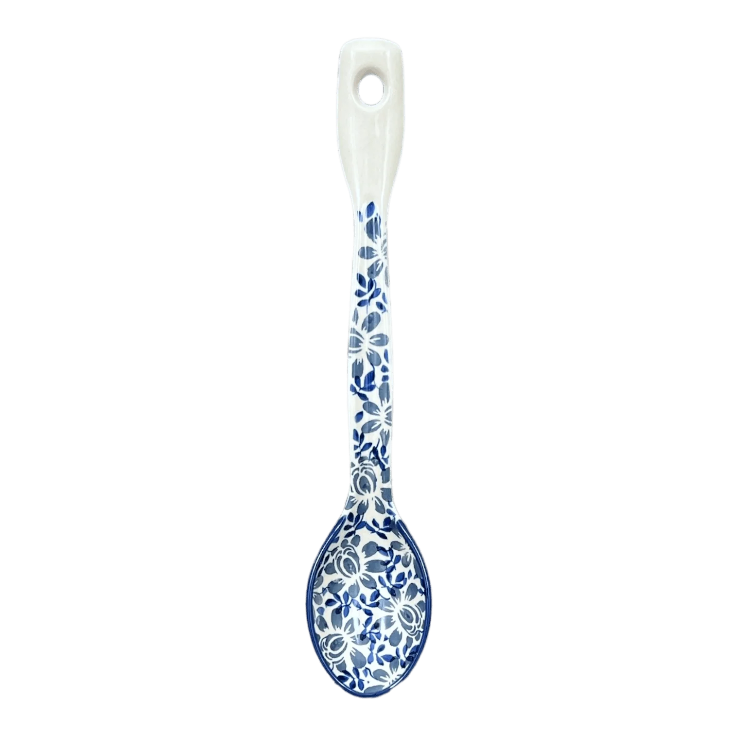 Spoon, Stirring Spoon, 12" in "English Blue" by Manufaktura | L008U-AS53