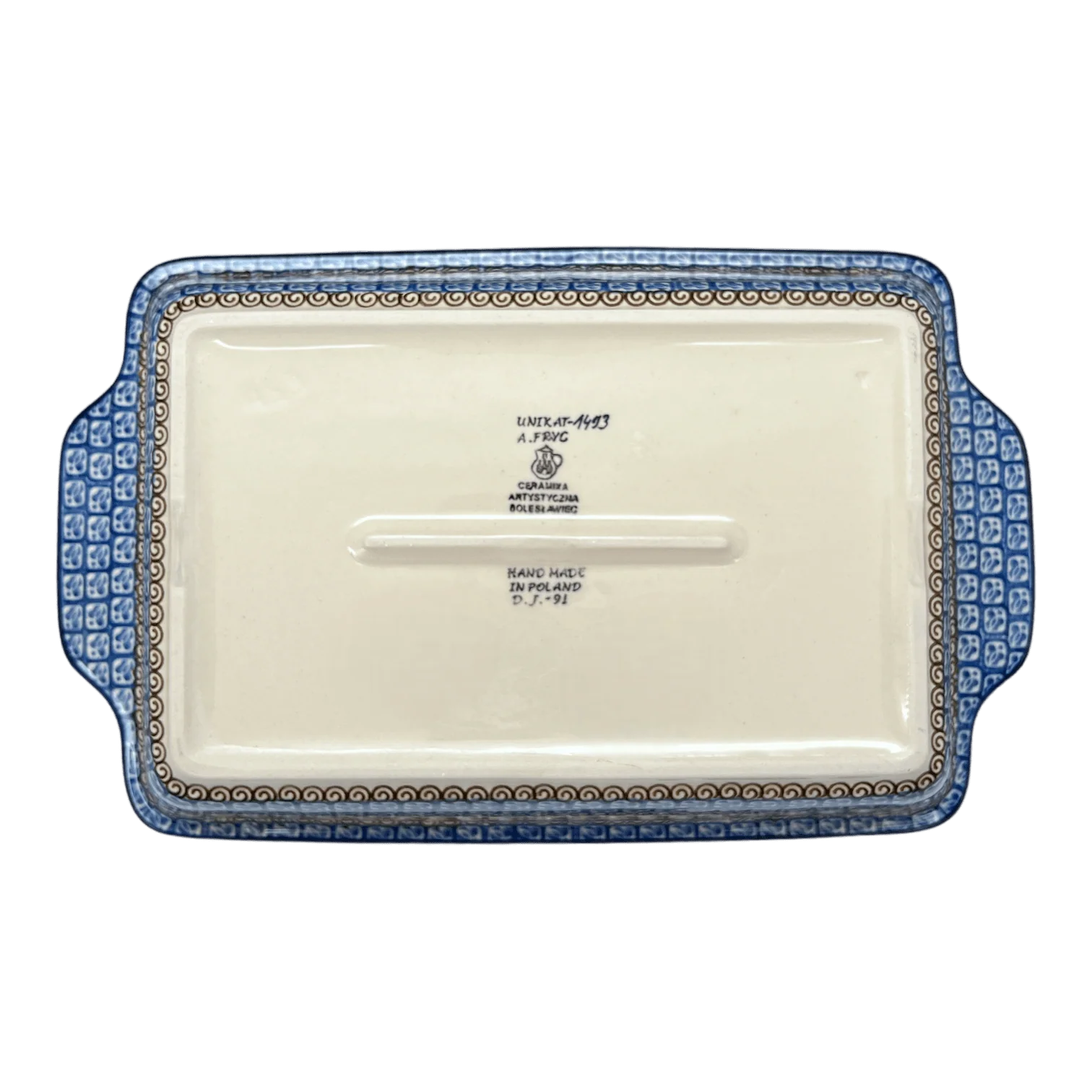Casserole, Rectangular, Handles, 13" x 8" in "Butterfly Parade" by Ceramika Artystyczna | AA59-U1493 - Image 3