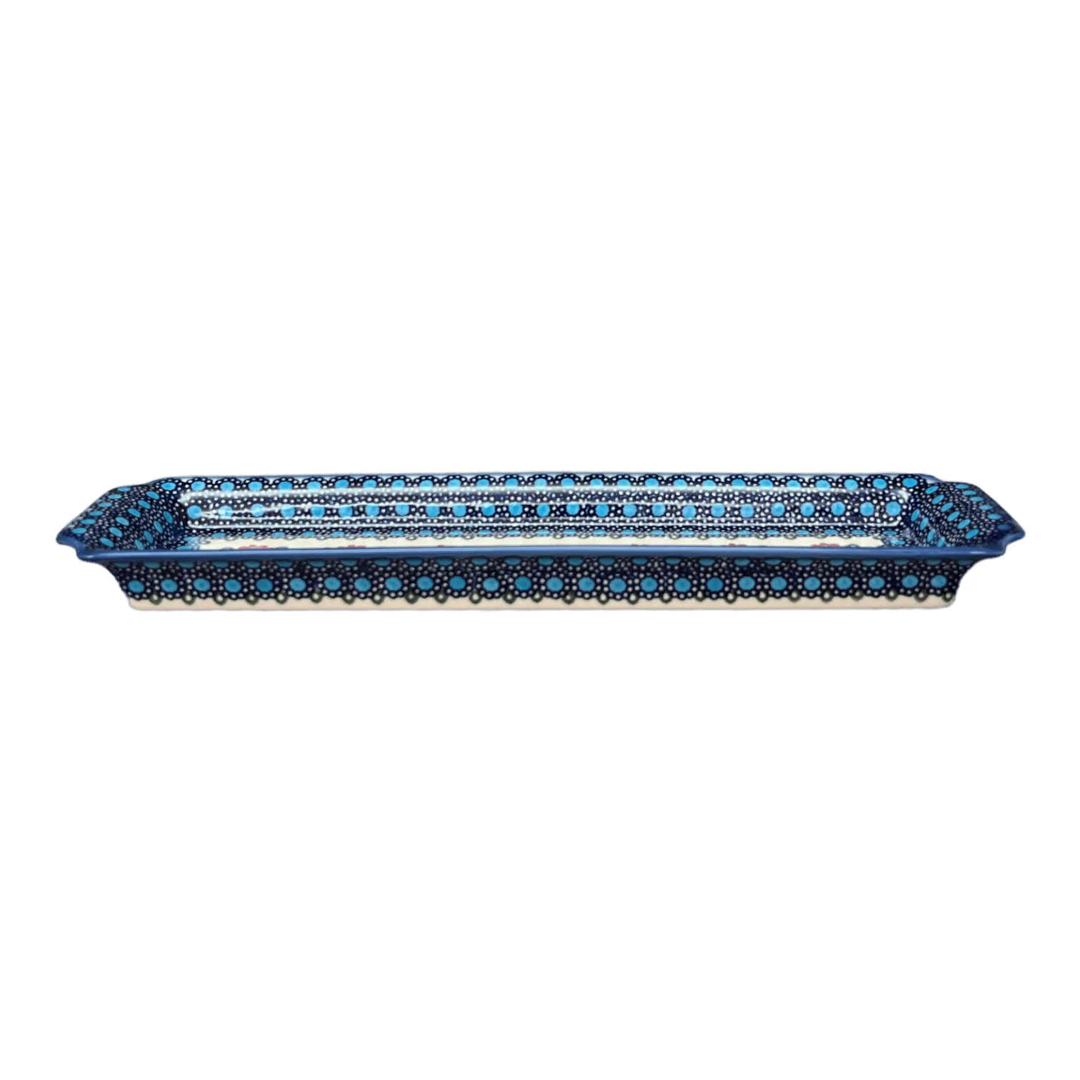 Tray, Rectangular, 16" x 4.5" in "Polish Bouquet" by Andy | NDA203-82