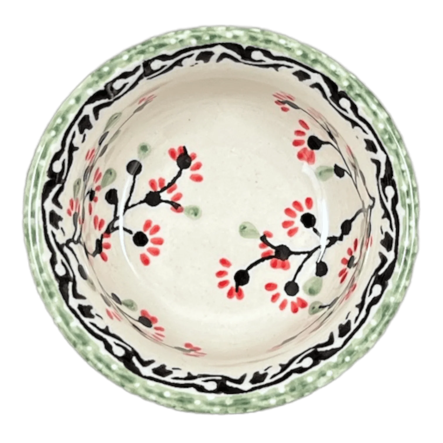 Bowl, Round, 3.5" in "Cherry Blossoms" by Manufaktura | M081S-DPGJ - Image 2