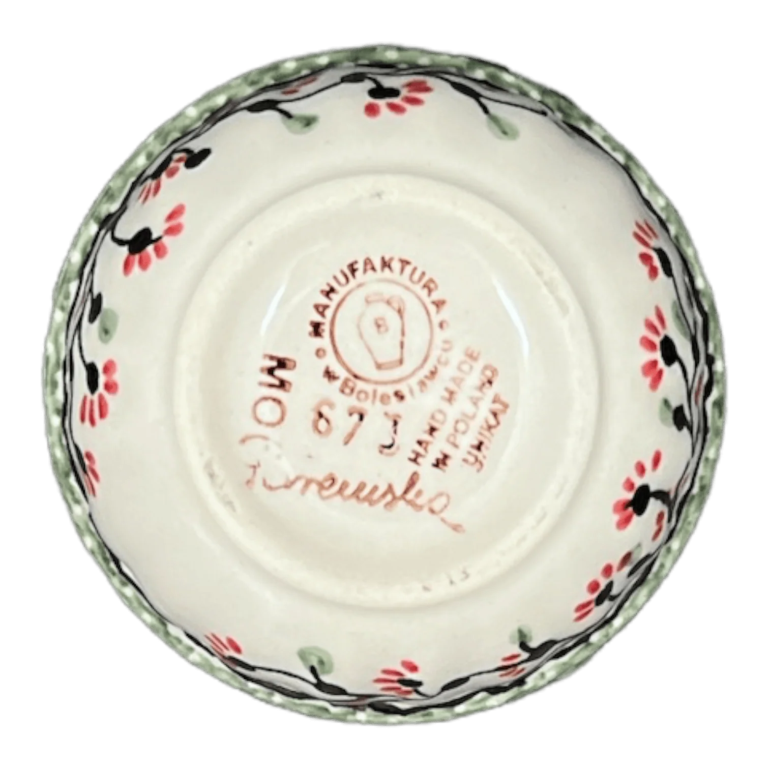 Bowl, Round, 3.5" in "Cherry Blossoms" by Manufaktura | M081S-DPGJ - Image 3