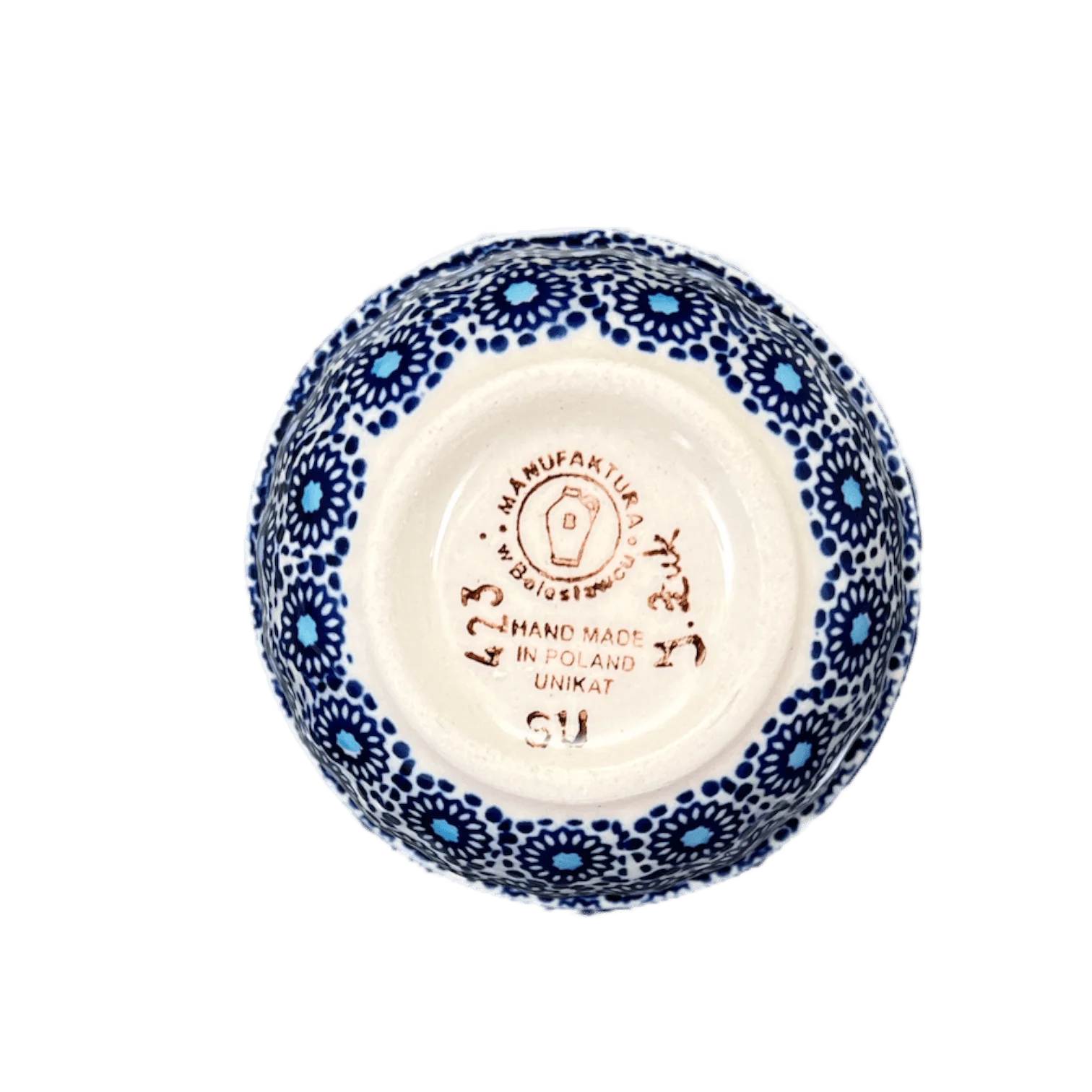 Bowl, Round, 3.5" in "Festive Flowers" by Manufaktura | M081S-IZ16 - Image 4