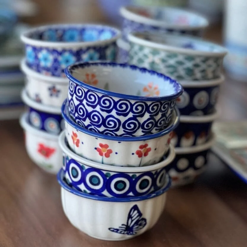 Bowl, Round, 3.5" in "Navy Retro" by Manufaktura | M081U-601A - Image 2