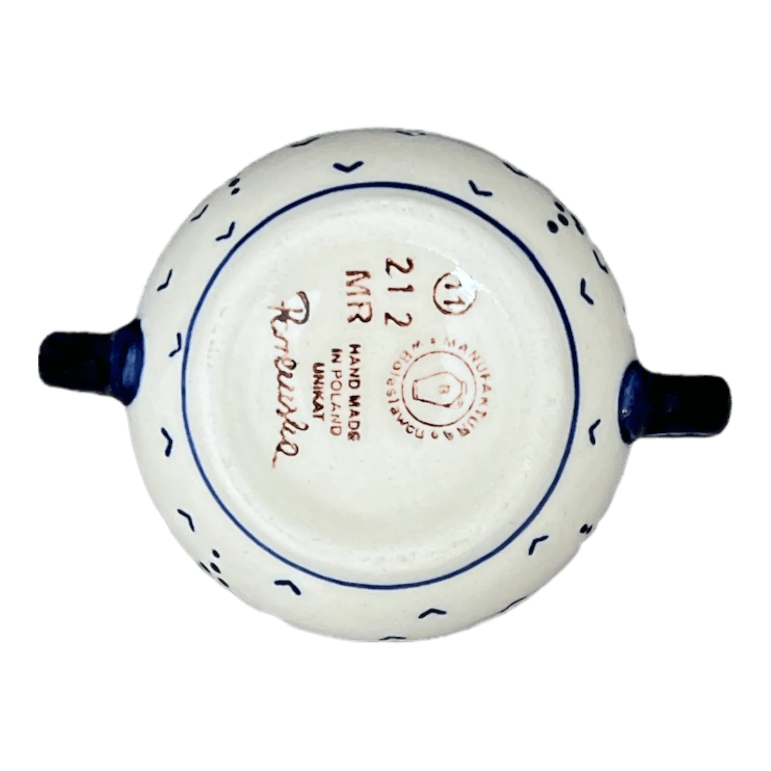 Bowl, Round, Sugar Bowl, 3.5" in "Autumn Harvest" by Manufaktura | C015S-LB - Image 3