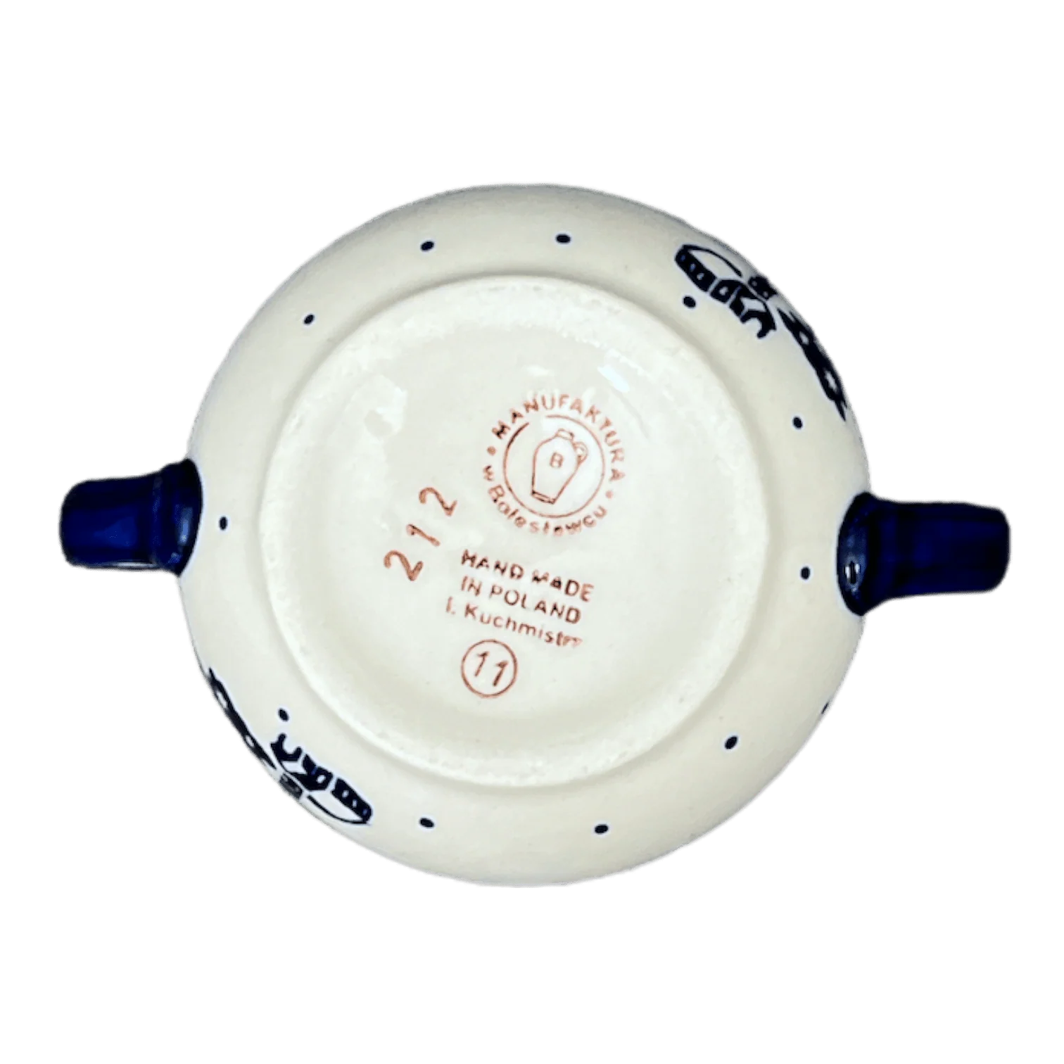 Bowl, Round, Sugar Bowl, 3.5" in "Christmas Chapel" by Manufaktura | C015T-CHDK - Image 3