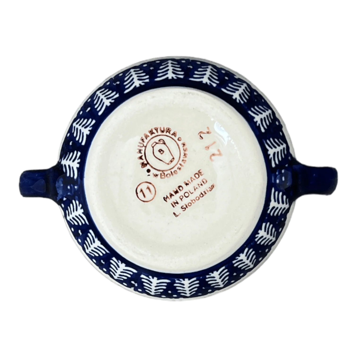 Bowl, Round, Sugar Bowl, 3.5" in "Holiday Cheer" by Manufaktura | C015T-NOS2 - Image 3