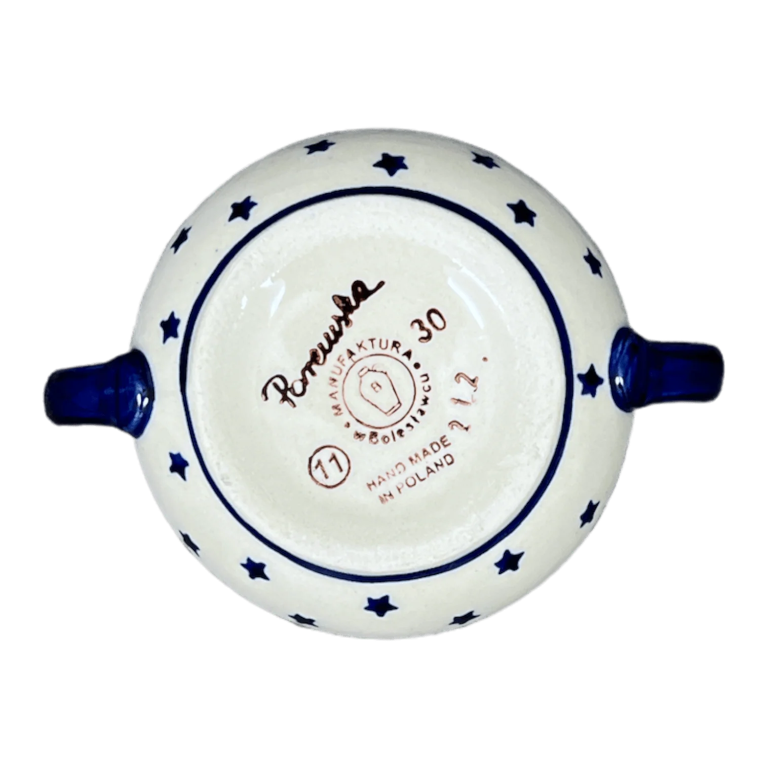 Bowl, Round, Sugar Bowl, 3.5" in "Winter's Eve" by Manufaktura | C015S-IBZ - Image 3