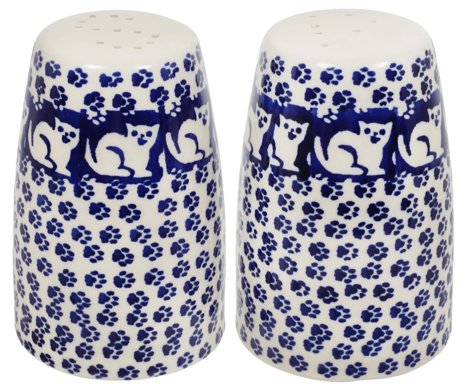 Salt & Pepper, 3.75" in "Kitty Cat Path" by Manufaktura | S086T-KOT6