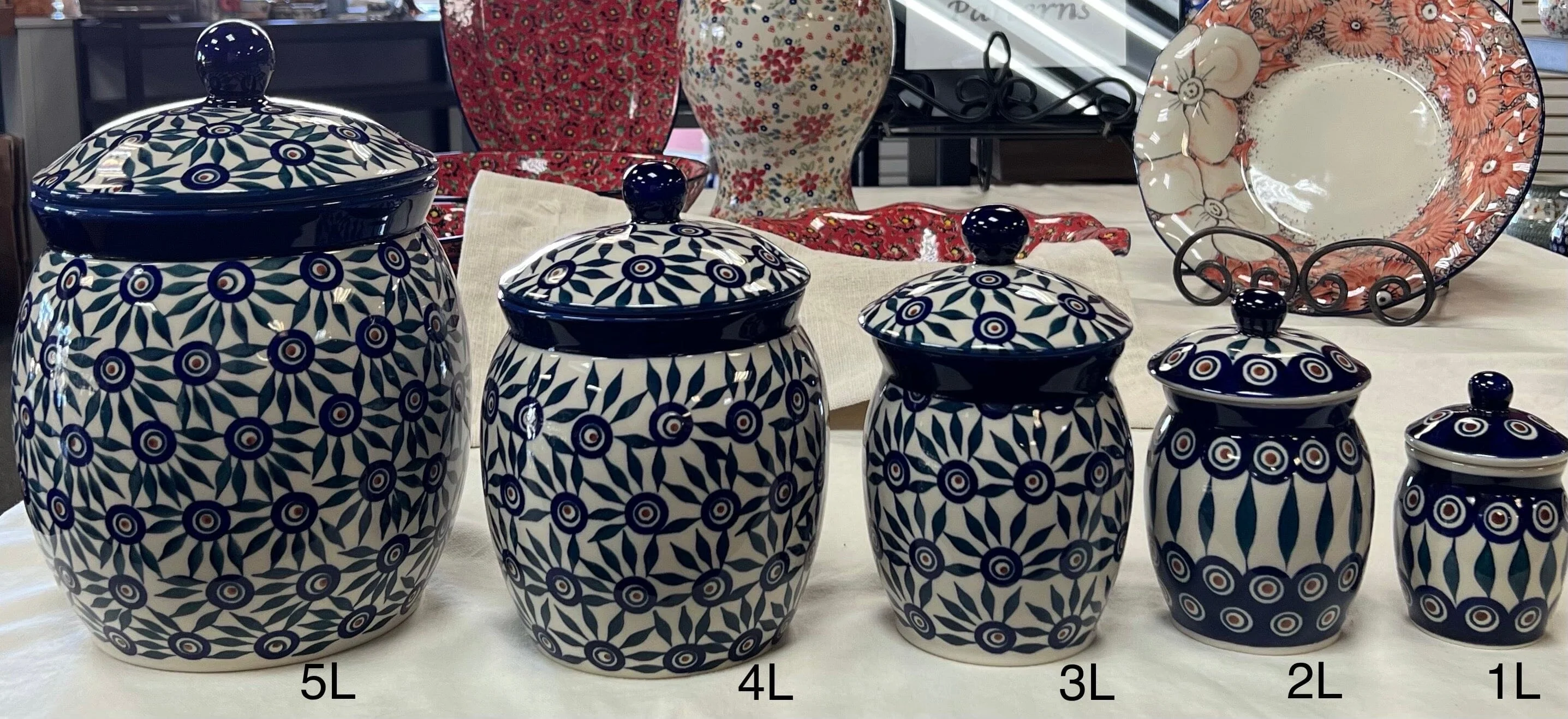 Canister, 3 Liter in "Kitty Cat Path" by Manufaktura | P083T-KOT6 - Image 4