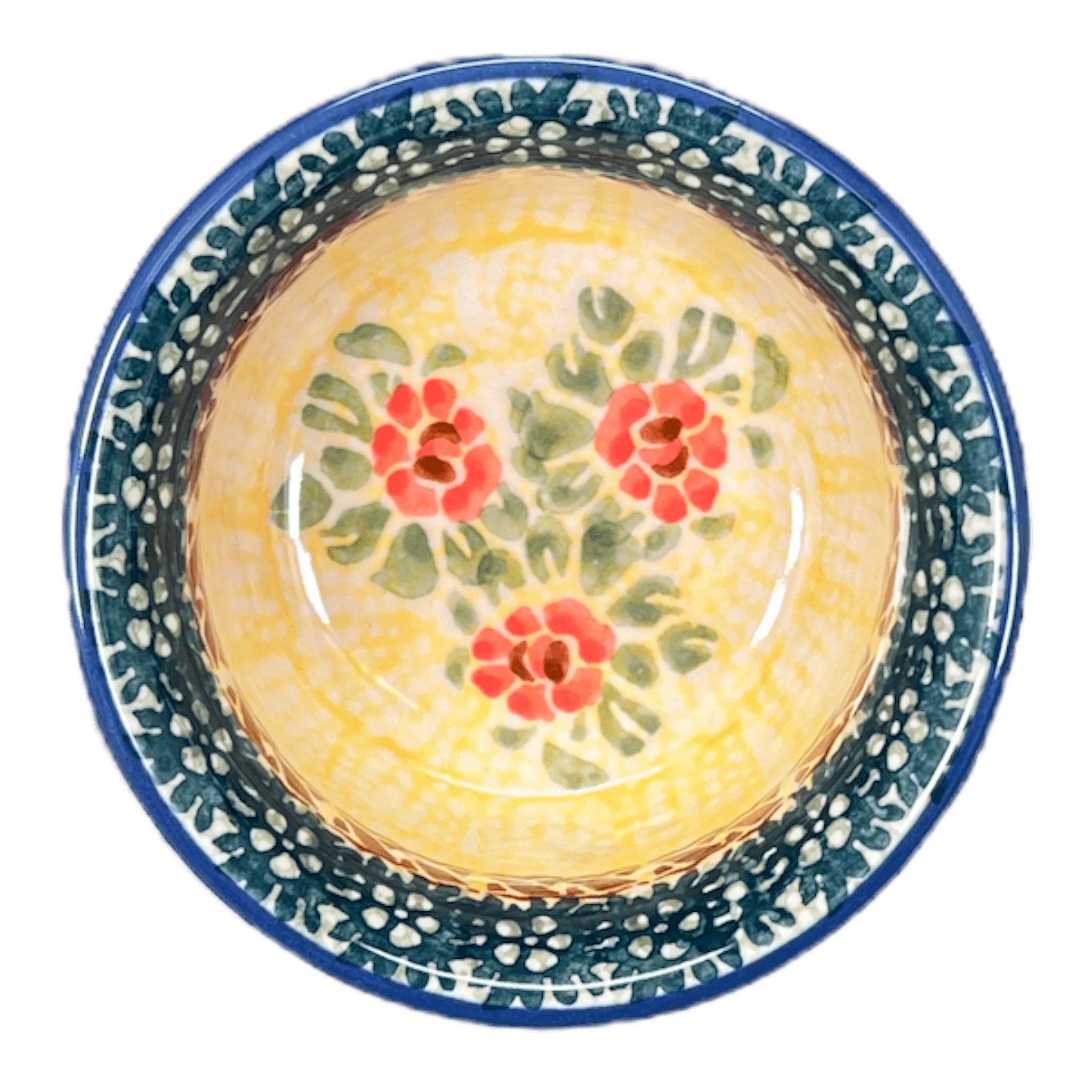 Bowl, Round, 3.5" in "Bountiful Blossoms" by Manufaktura | M081S-WKLZ - Image 2