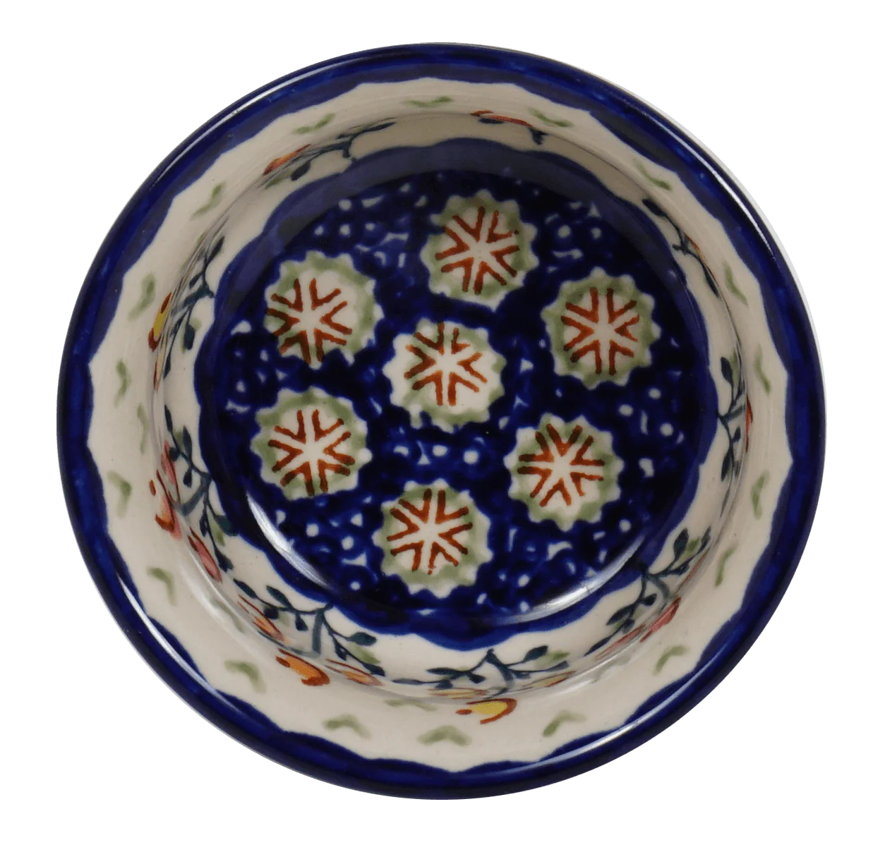 Bowl, Round, 3.5" in "Floral Spray" by Manufaktura | M081U-DSO - Image 2