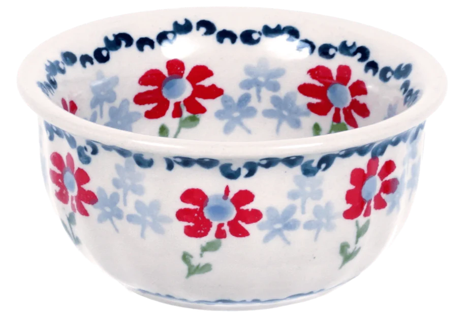 Bowl, Round, 3.5" in "Summer Blossoms" by Manufaktura | M081T-P232