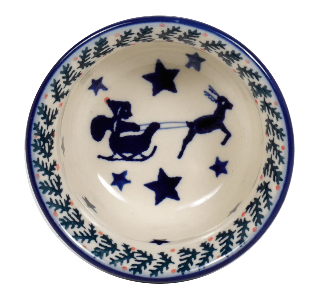 Bowl, Round, 3.5" in "Twas the Night" by Manufaktura | M081S-BAZ - Image 3