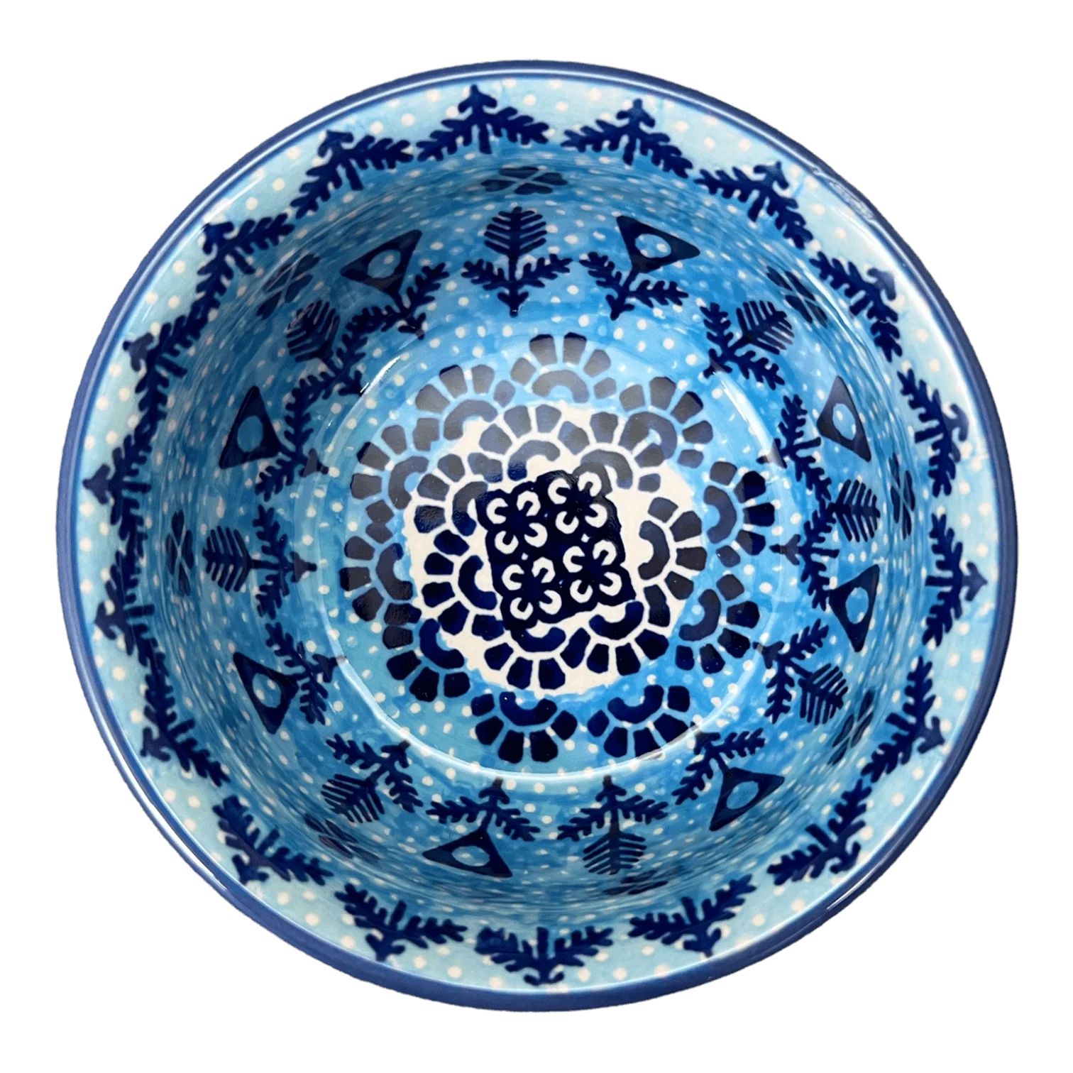 Bowl, Round, 4.5" in "Alpine Blues" by Manufaktura | M082S-DSN - Image 4