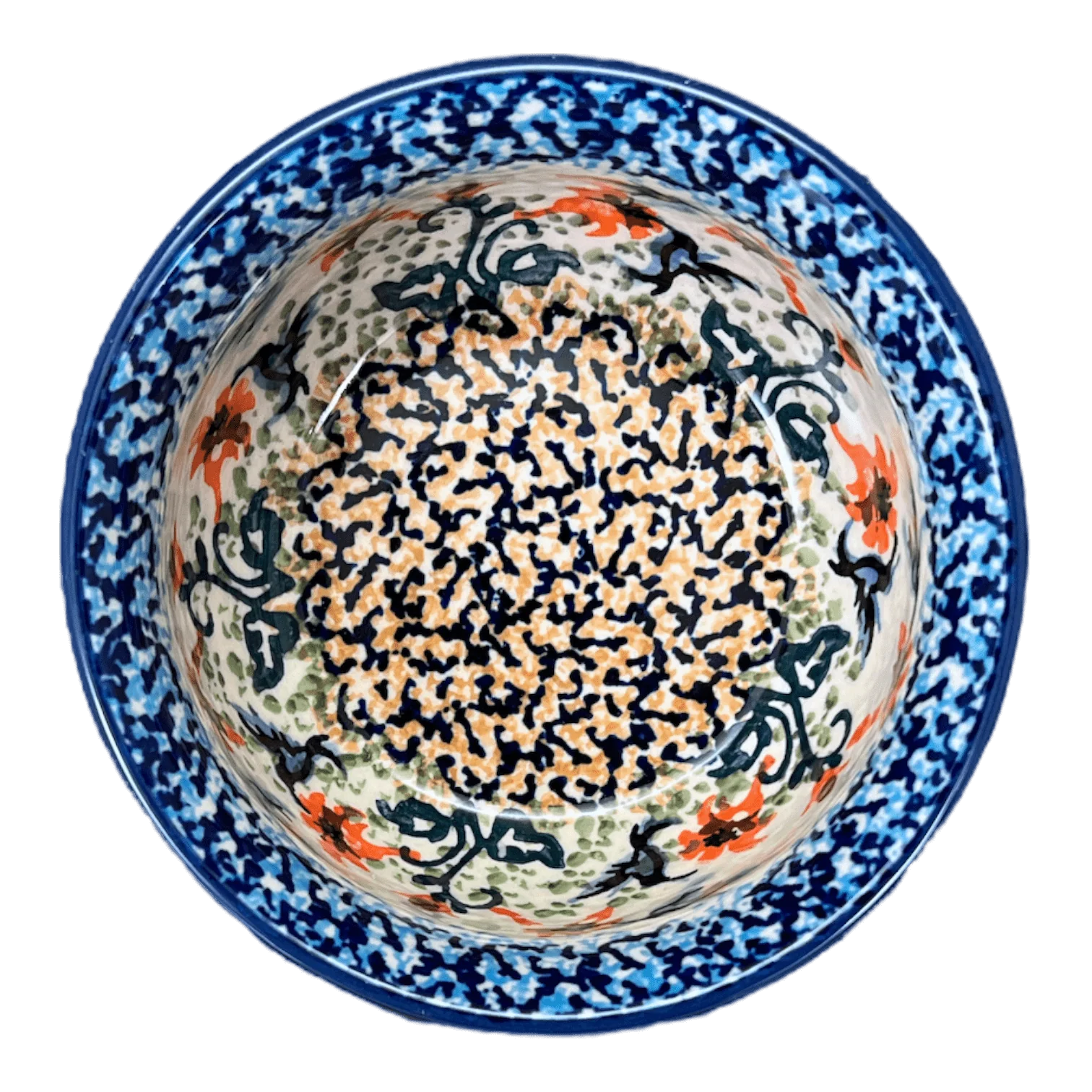 Bowl, Round, 4.5" in "Hummingbird Harvest" by Manufaktura | M082S-JZ35 - Image 3