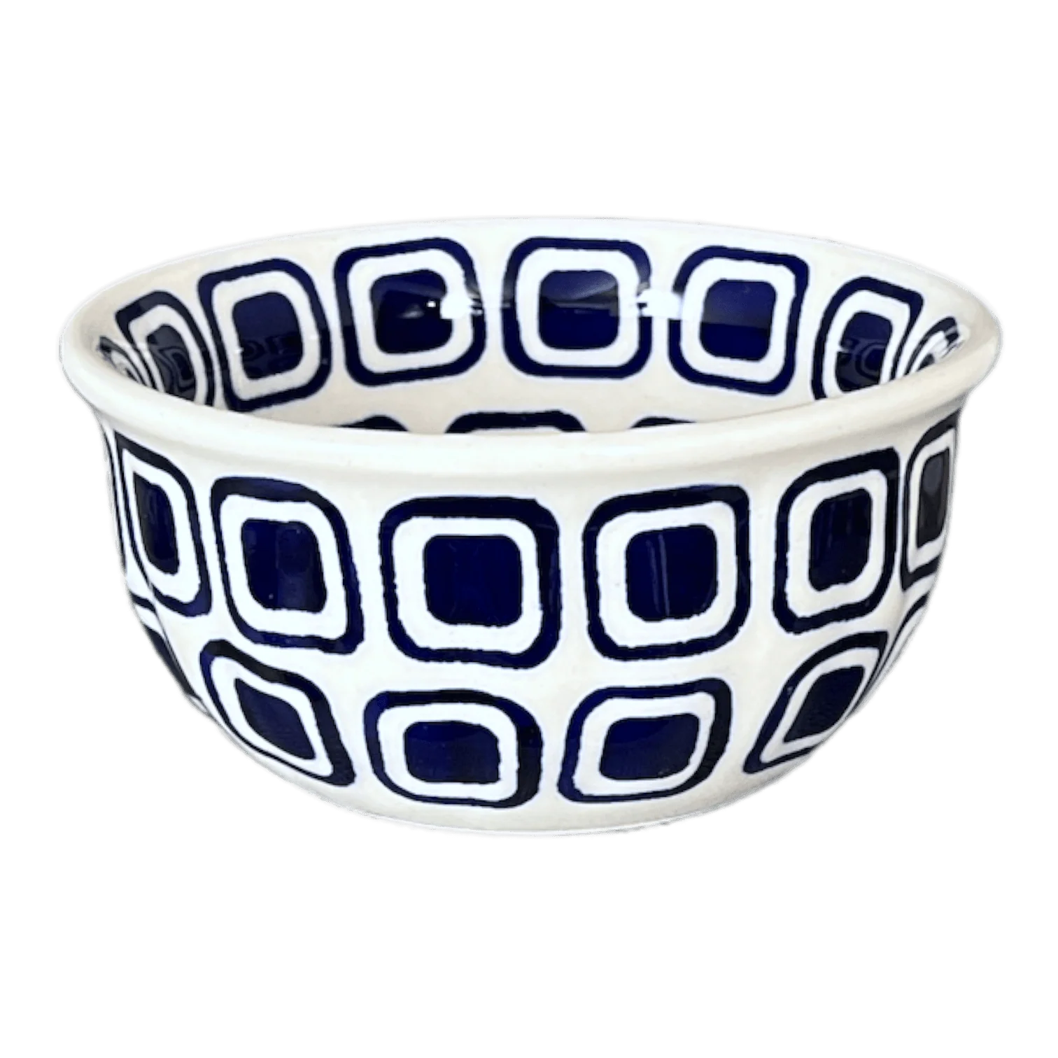 Bowl, Round, 4.5" in "Navy Retro" by Manufaktura | M082U-601A
