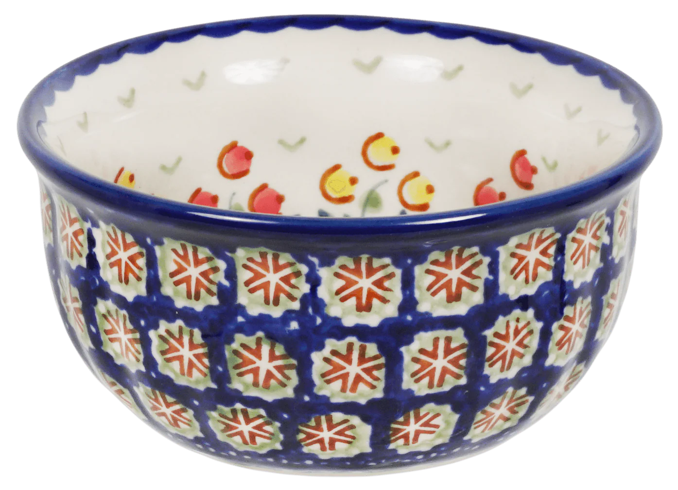 Bowl, Round, 4.5" in "Floral Spray" by Manufaktura | M082U-DSO