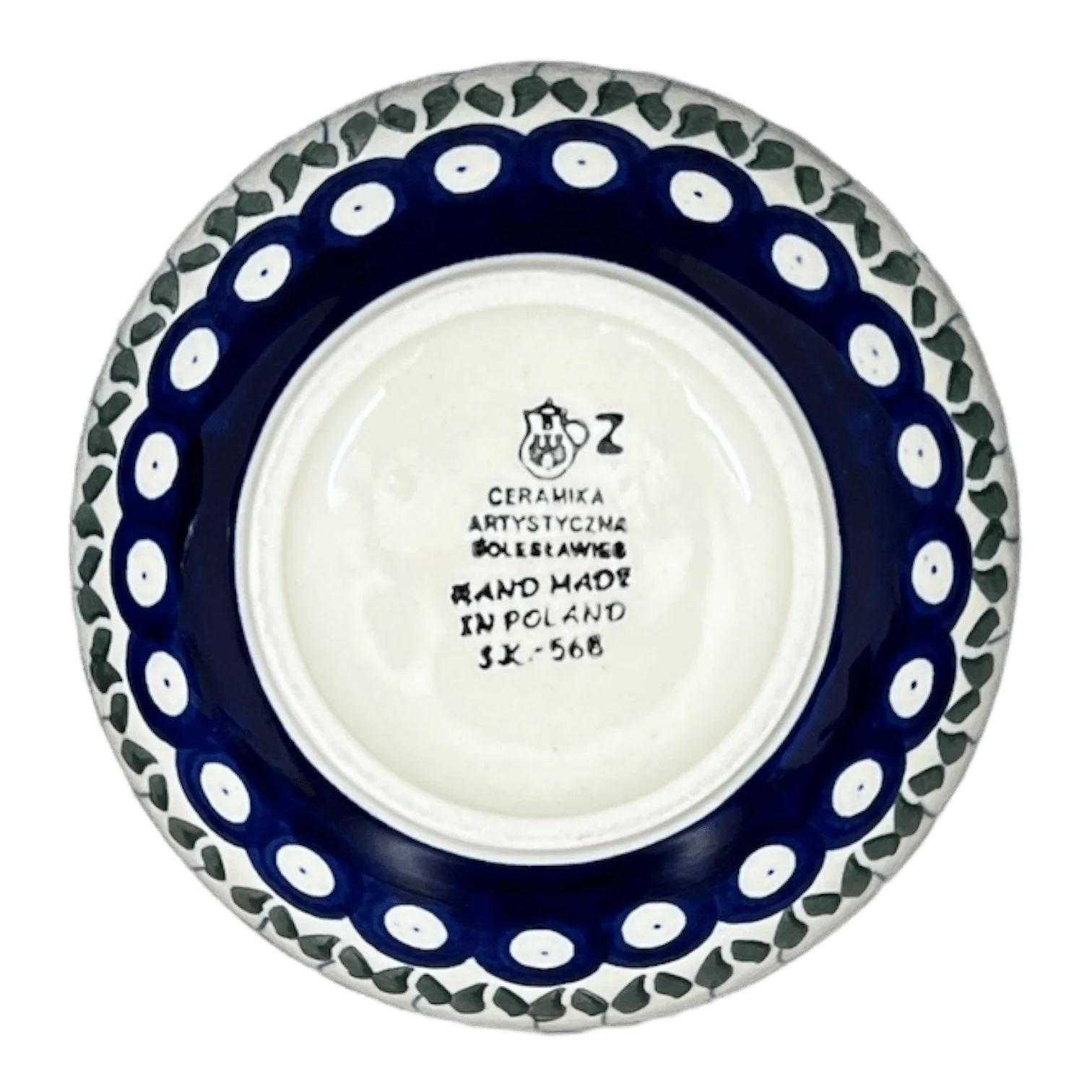 Bowl, Round, Deep, 5.5" in "Tulip Dot" by Ceramika Artystyczna | A986-377Z - Image 4