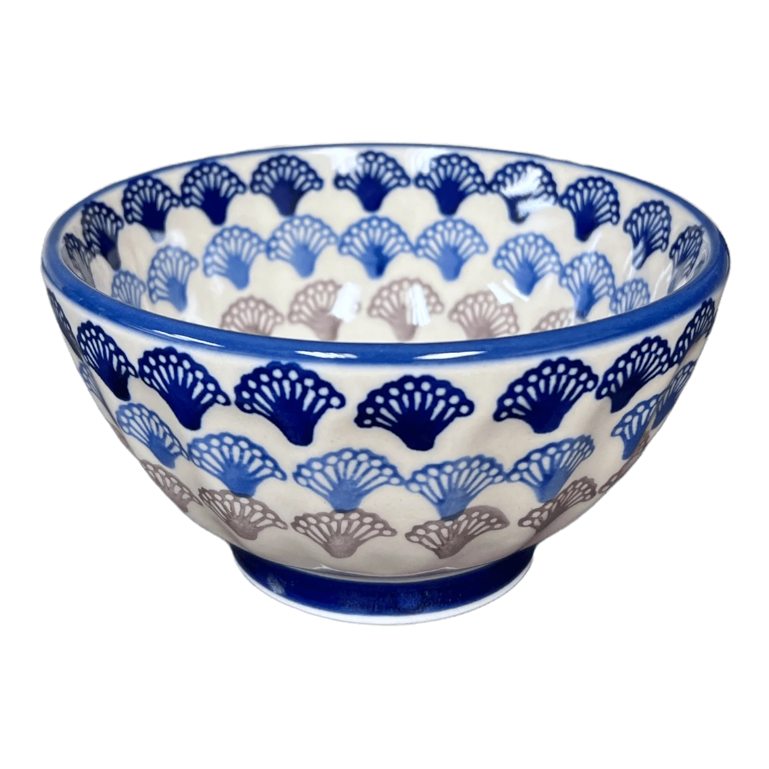 Bowl, Round, Fancy, 5.5" in "Fan-Tastic" by Manufaktura | C018T-GP18