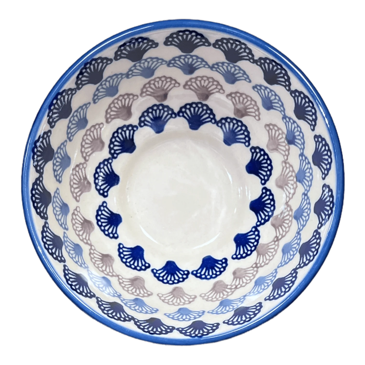 Bowl, Round, Fancy, 5.5" in "Fan-Tastic" by Manufaktura | C018T-GP18 - Image 2