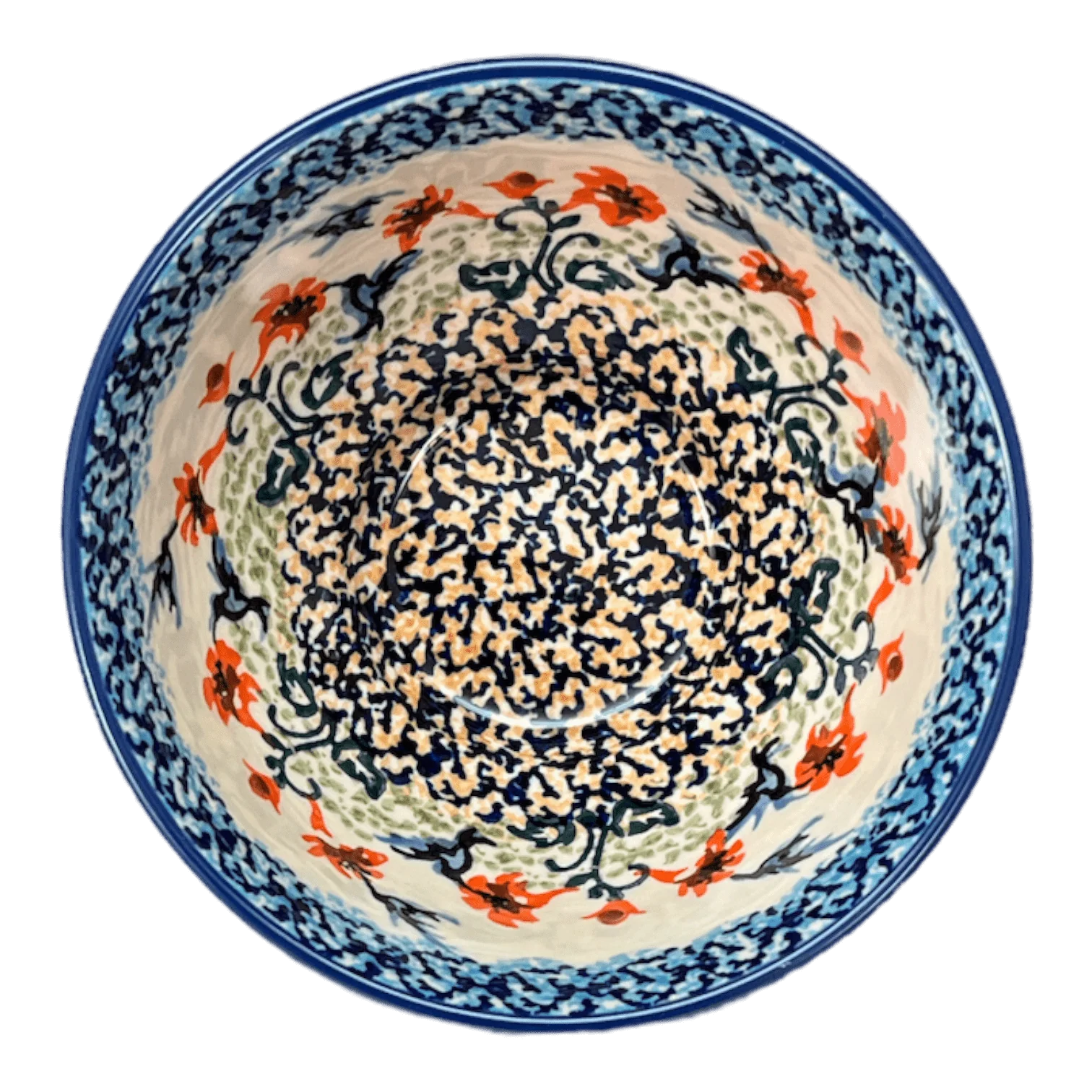 Bowl, Round, Fancy, 5.5" in "Hummingbird Harvest" by Manufaktura | C018S-JZ35 - Image 4