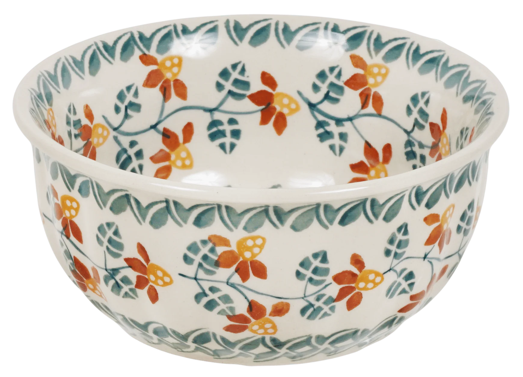Bowl, Round, 5.5" in "Indian Summer" by Manufaktura | M083T-AS22