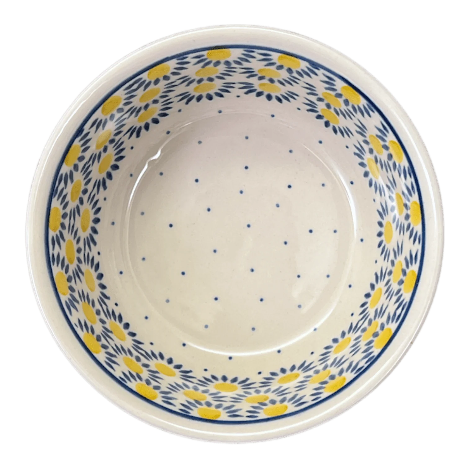 Bowl, Round, 6.25" in "Sunny Circle" by Ceramika Artystyczna | A209-0215 - Image 2