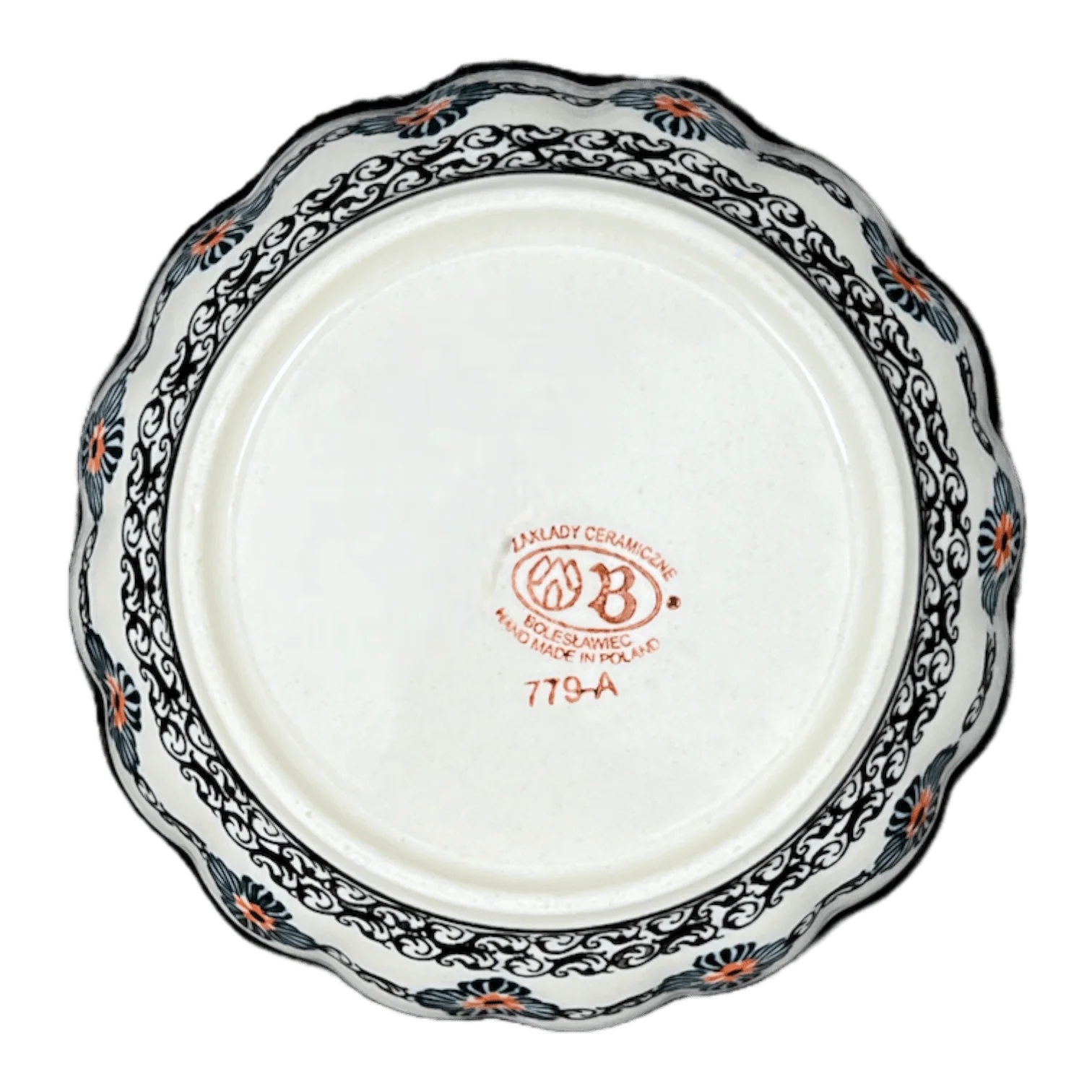 Bowl, Round, Scalloped, 6.25" in "Mesa Verde Midnight" by Zaklady | Y1891A-A1159A - Image 4