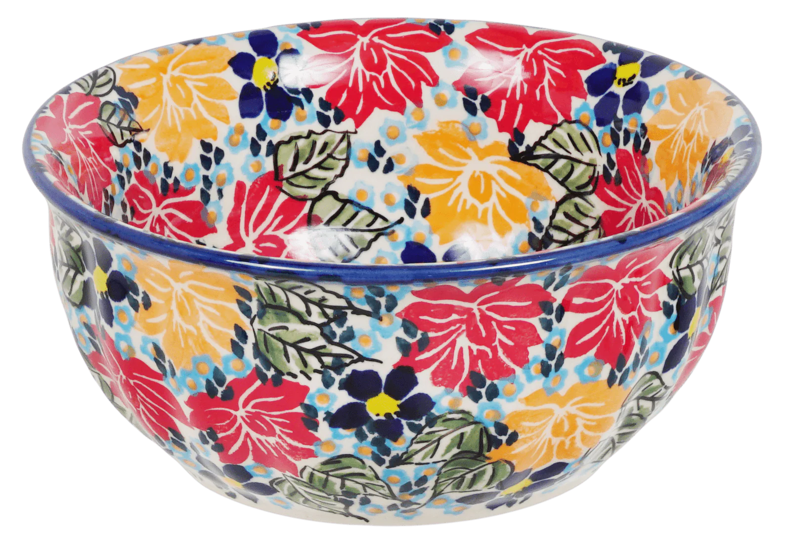 Bowl, Round, 6.5" in "Evening Bouquet" by Manufaktura | M084S-KS02