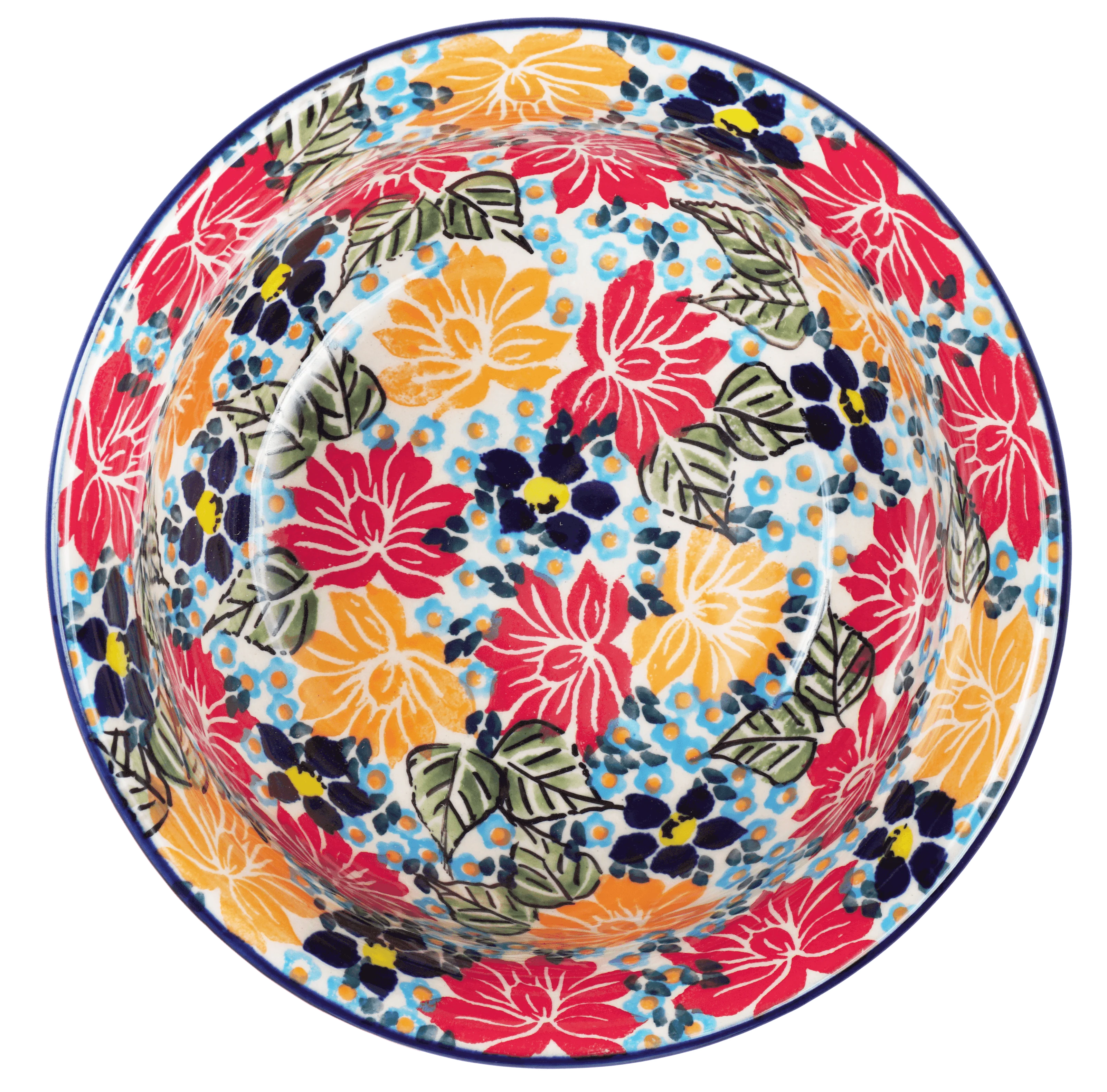 Bowl, Round, 6.5" in "Evening Bouquet" by Manufaktura | M084S-KS02 - Image 2
