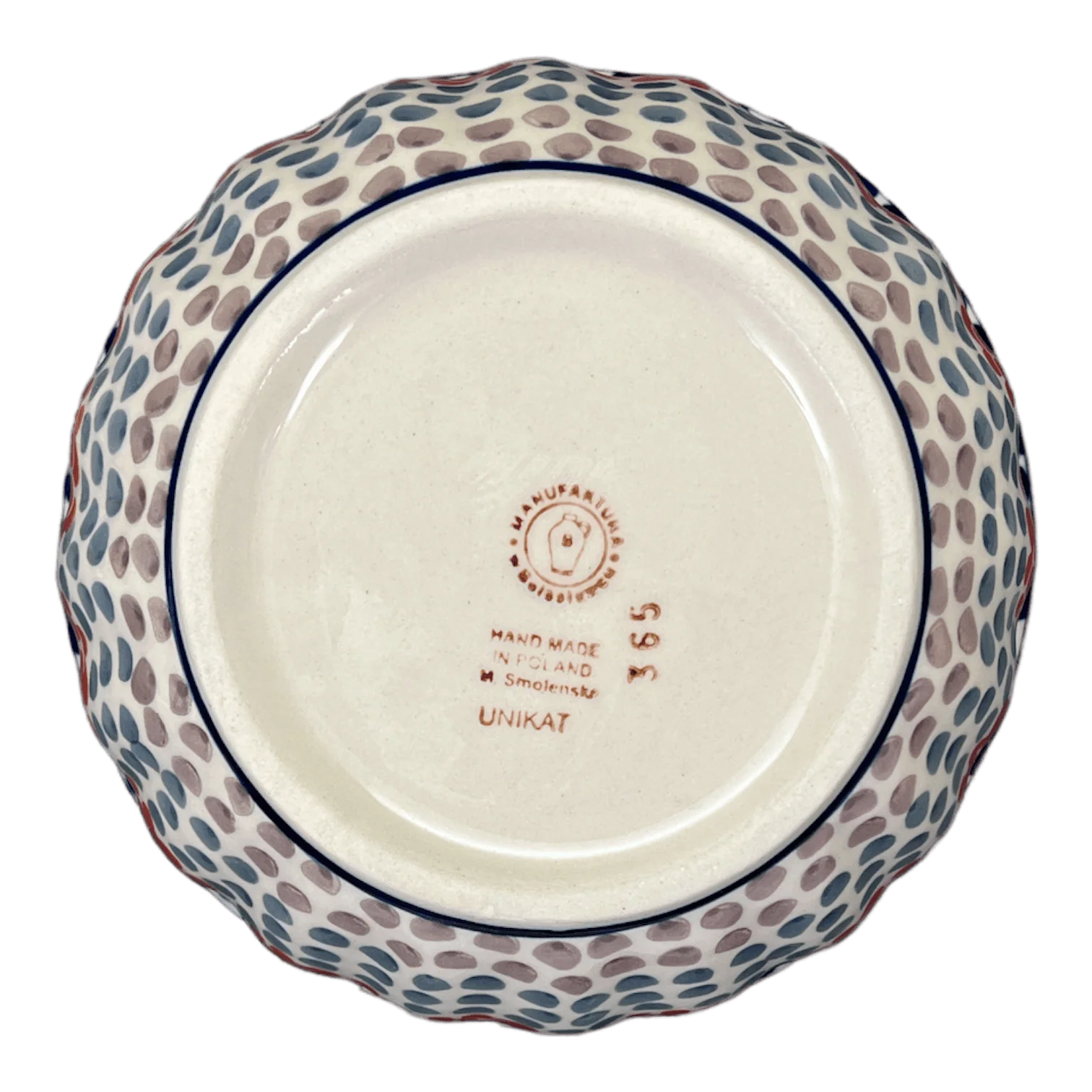 Bowl, Round, 6.5" in "Falling Petals" by Manufaktura | M084U-AS72 - Image 5