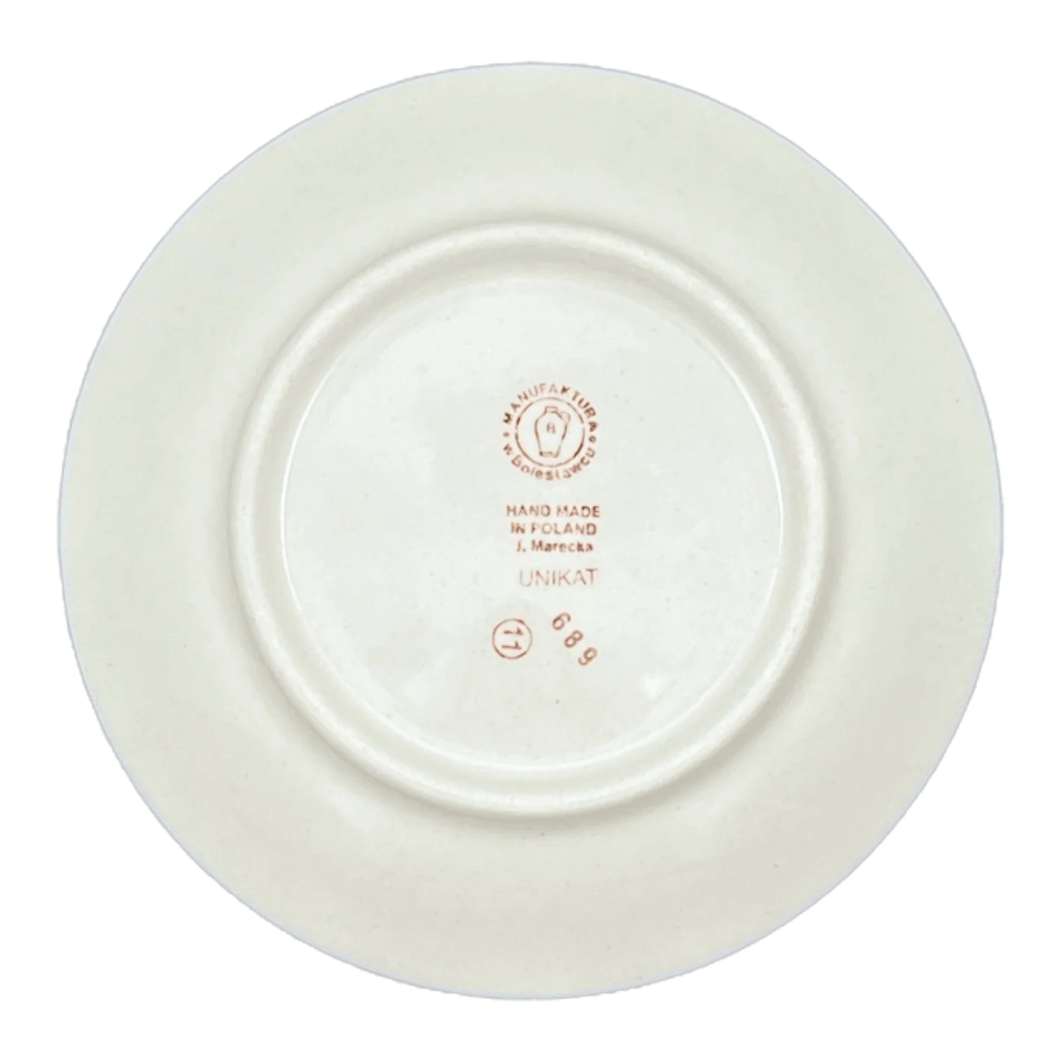 Plate, Round, Dessert, 6.5" in "Blue Basket Weave" by Manufaktura | T130U-32 - Image 2