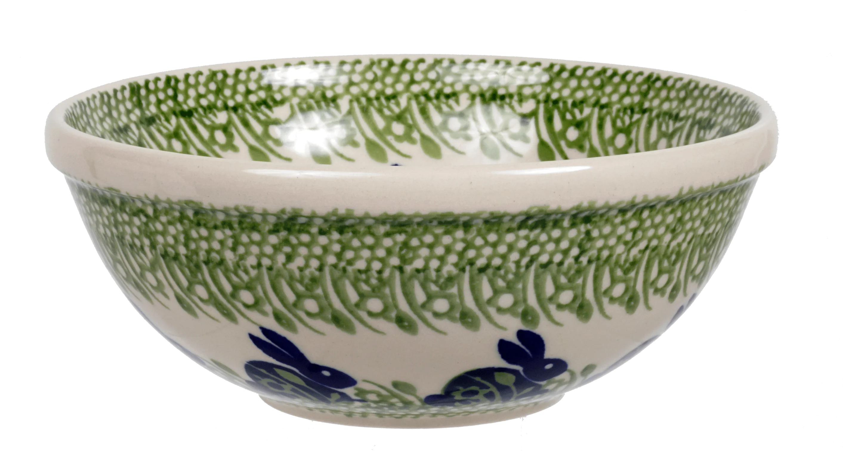 Bowl, Round, 6.75" in "Bunny Love" by Manufaktura | M090T-P324